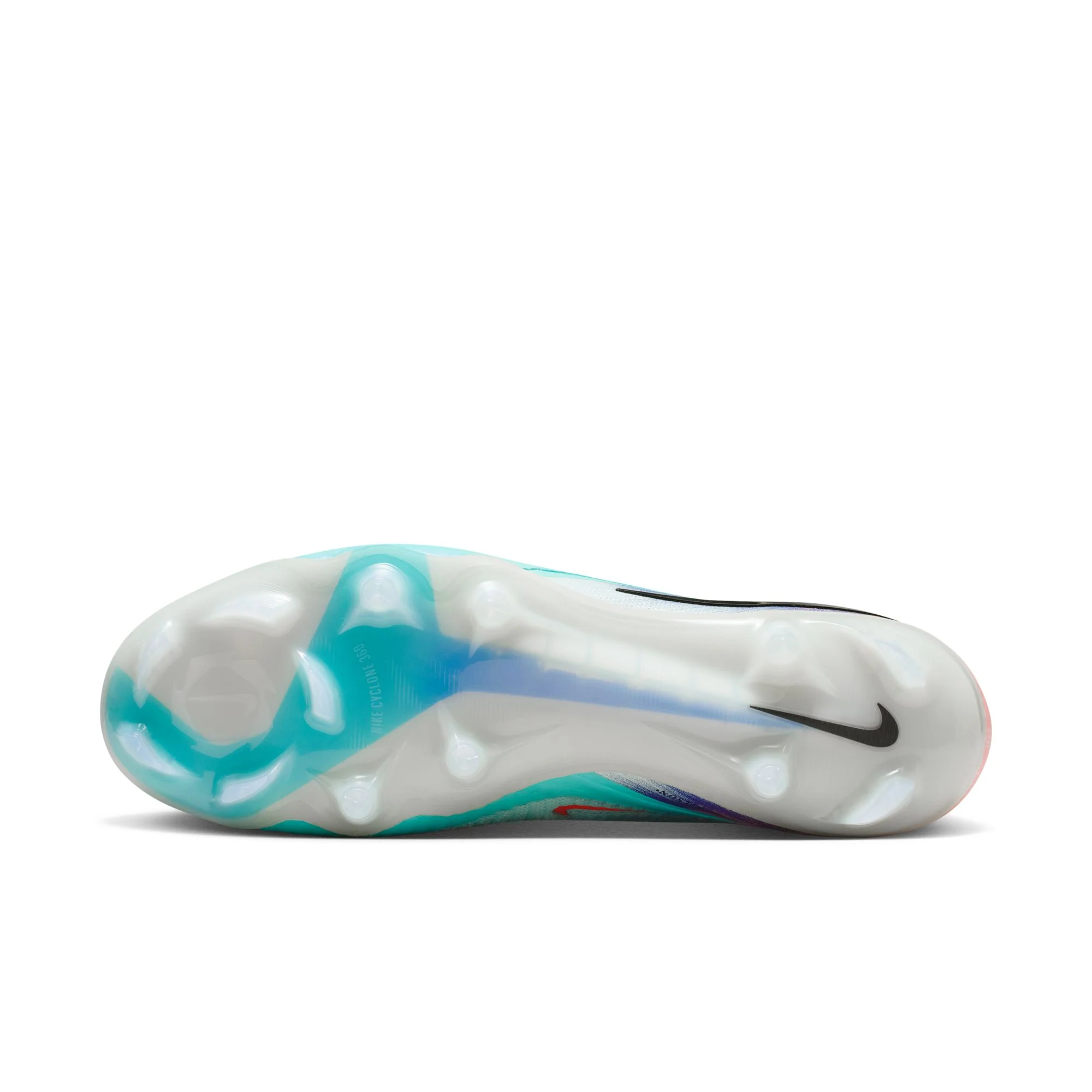Nike United Phantom 6 High Elite FG Firm Ground Soccer Cleats- Pistachio Frost/Hyper Orange - Image 6