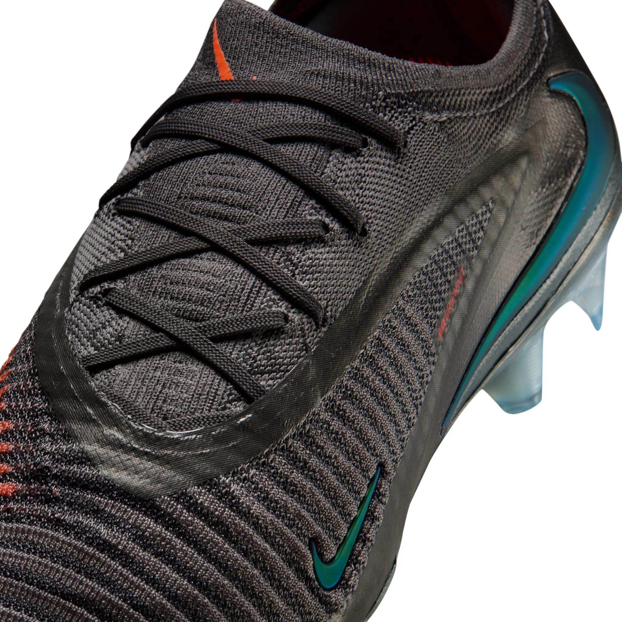 Nike Phantom 6 Low Elite LV8 FG Firm Ground Soccer Cleat -Medium Ash/Gold Amber/Black - Image 8