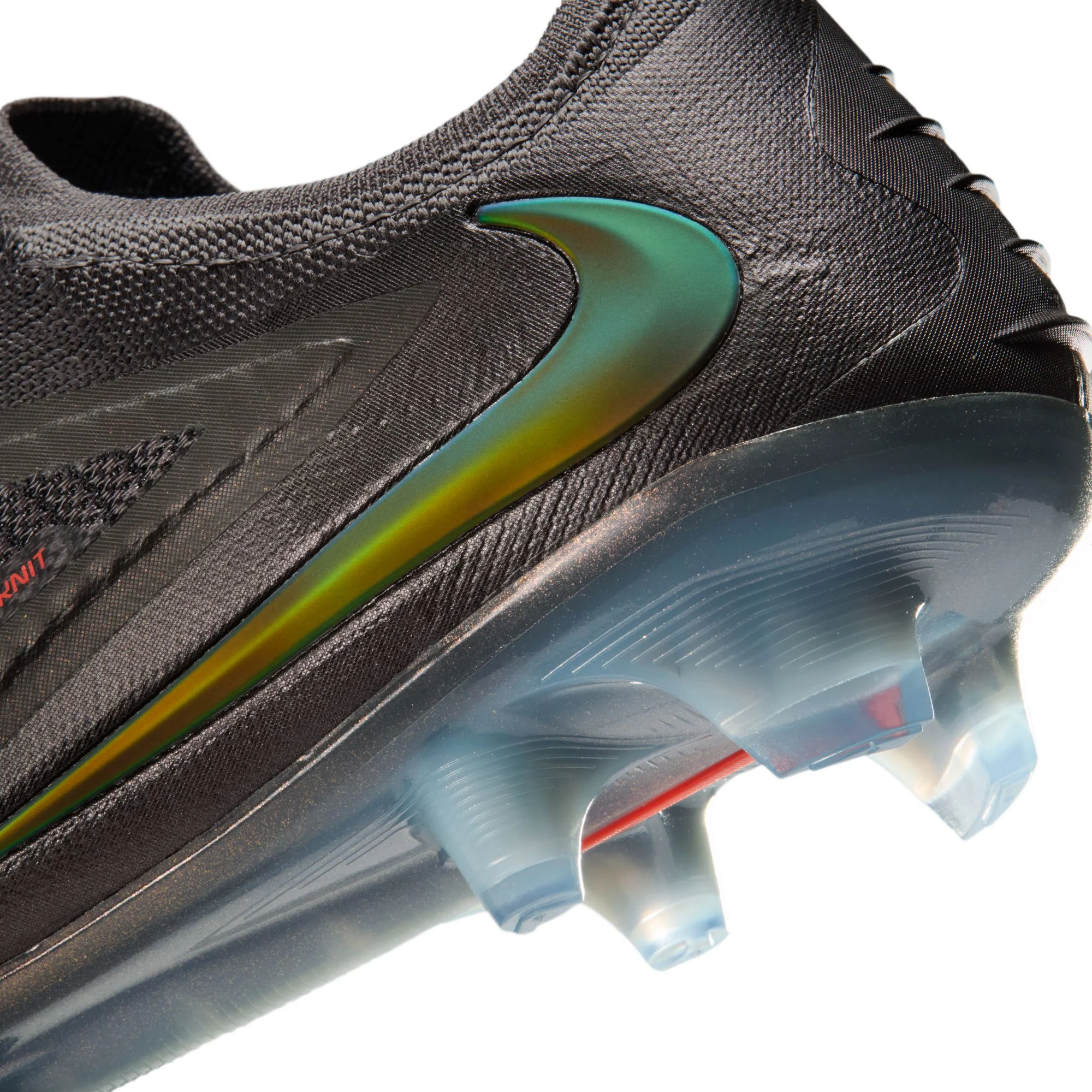 Nike Phantom 6 Low Elite LV8 FG Firm Ground Soccer Cleat -Medium Ash/Gold Amber/Black - Image 9