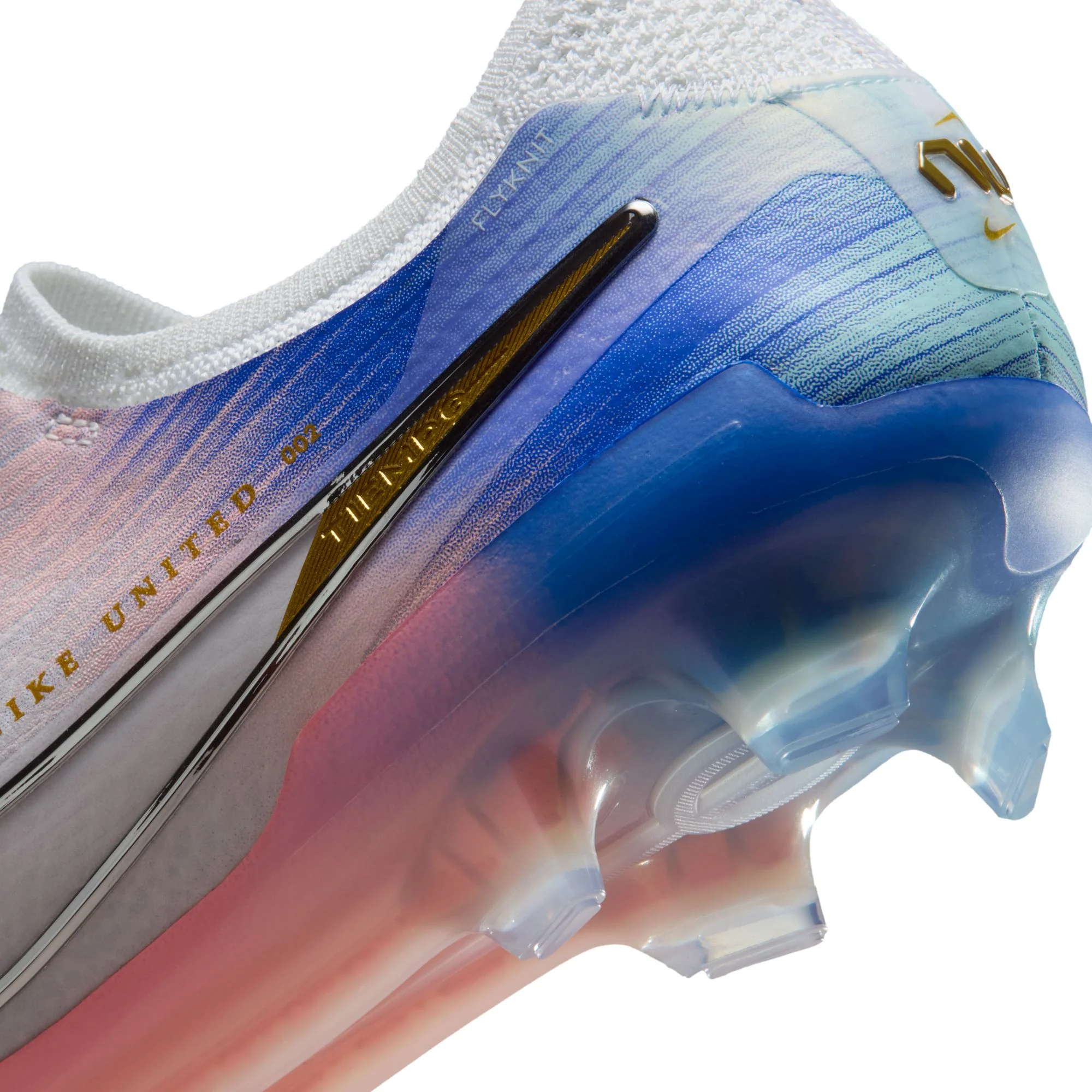 Nike United Tiempo Legend 10 Elite FG Firm Ground Soccer Cleat -  Vast Grey/Racer Blue - Image 9