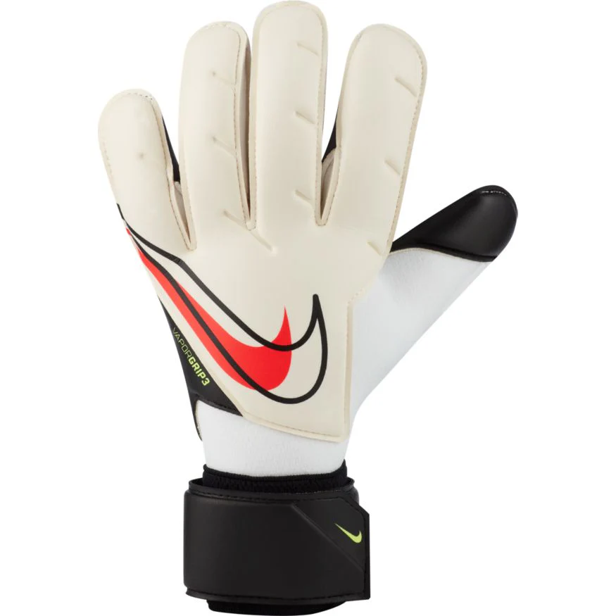 Nike Vapor Grip III Goalkeeper Gloves - White/Black/Crimson - Image 2