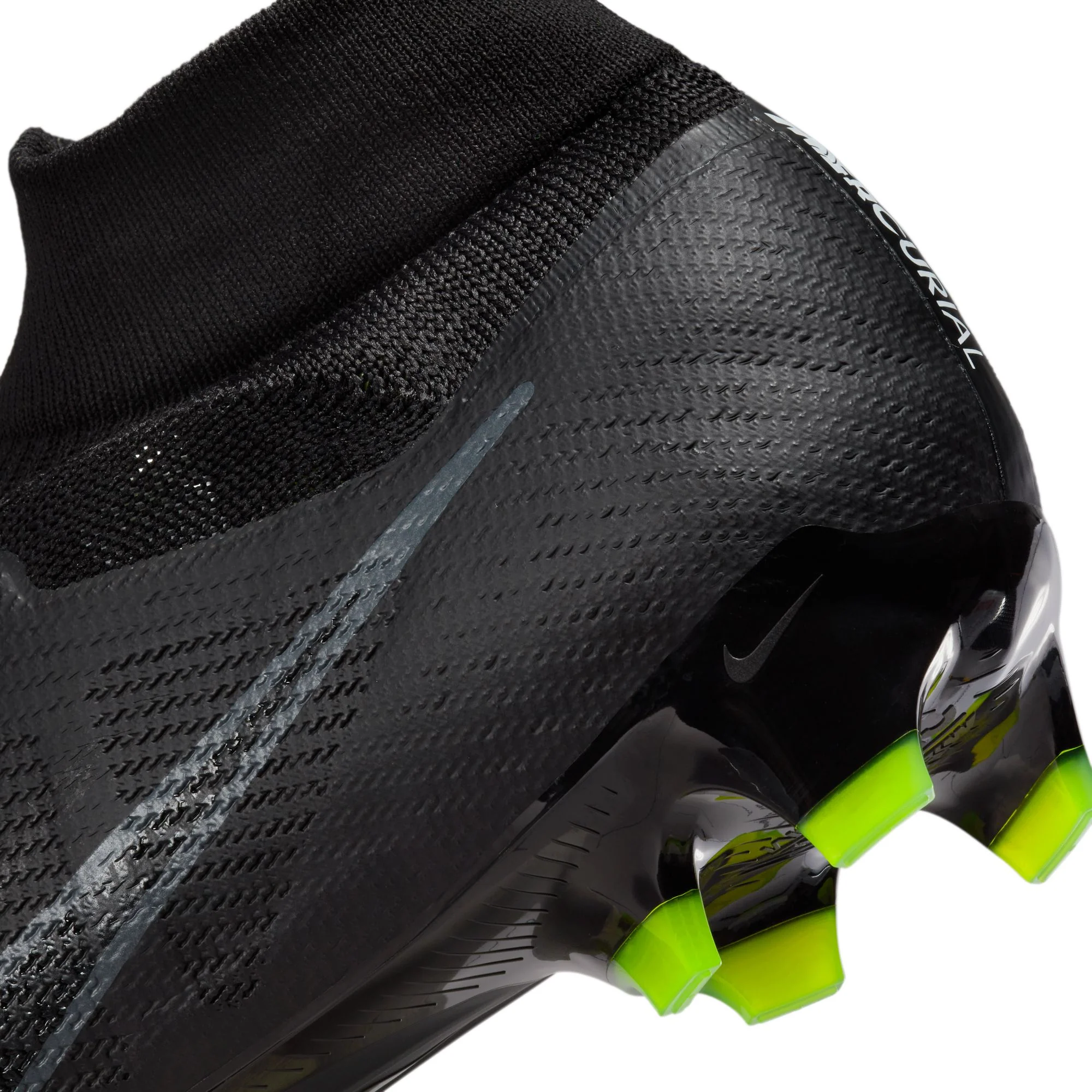 Nike Zoom Mercurial Superfly 9 Pro FG Firm Ground Soccer Cleats - Black/Summit White/Volt/Dark Smoke Grey - Image 8