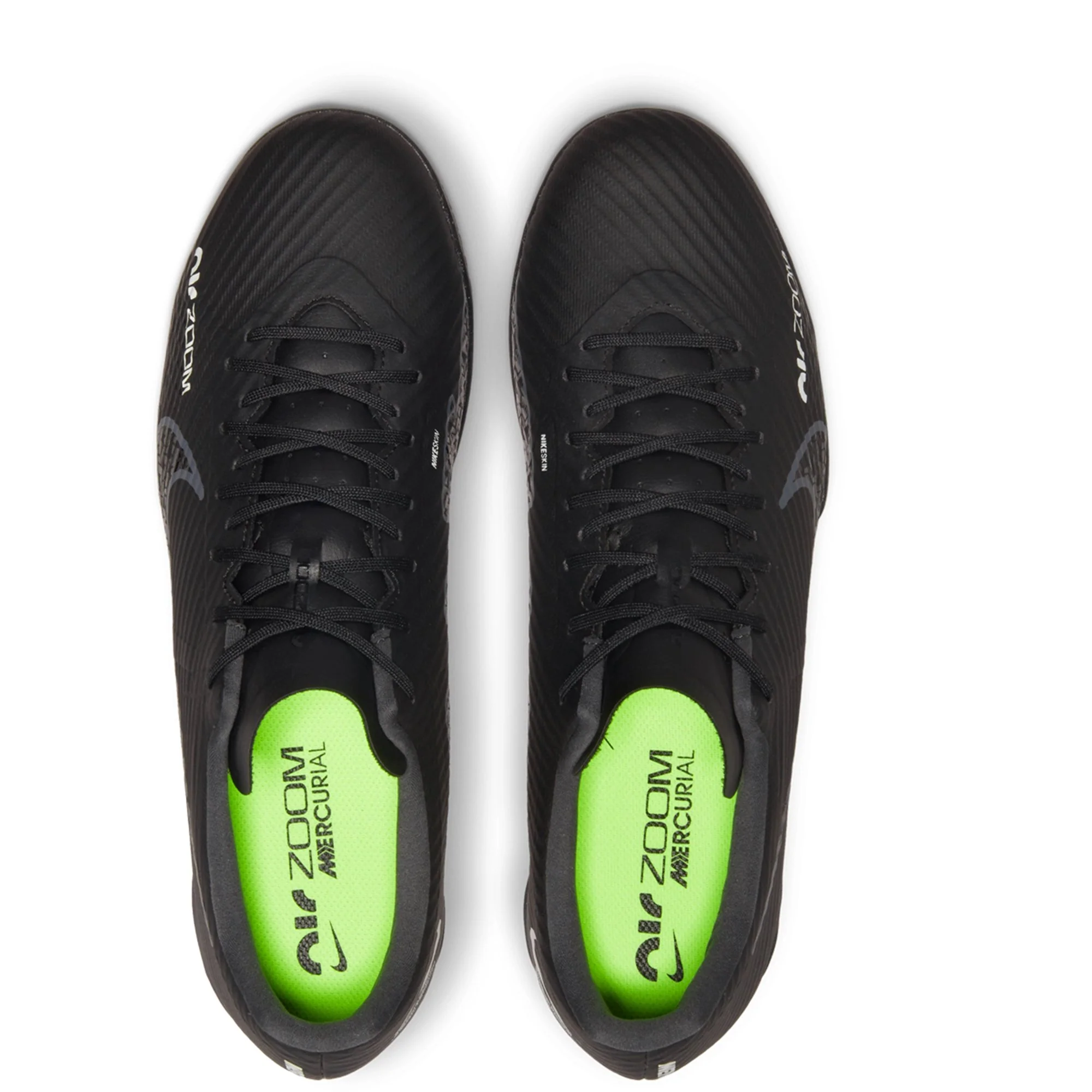 Nike Zoom Mercurial Vapor 15 Academy IC Indoor Soccer Shoes - Black/DarkSmokeGrey/SummitWhite/Volt - Image 3