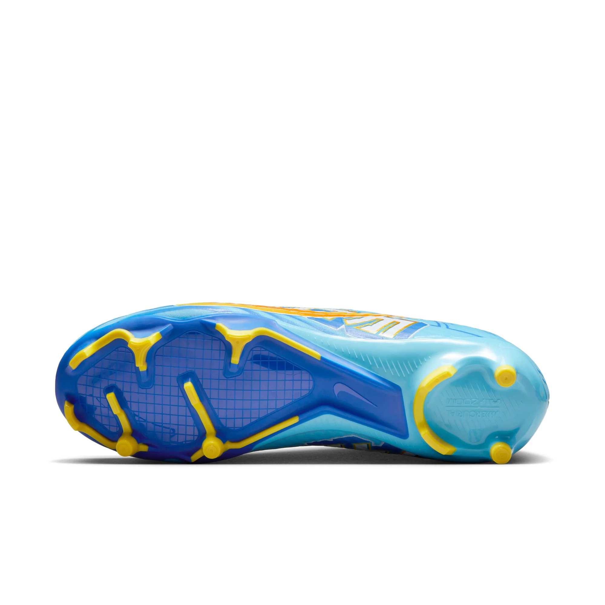 Nike Zoom Mercurial Vapor 15 Academy KM FG/MG Soccer Cleat - Baltic Blue/White - Image 6