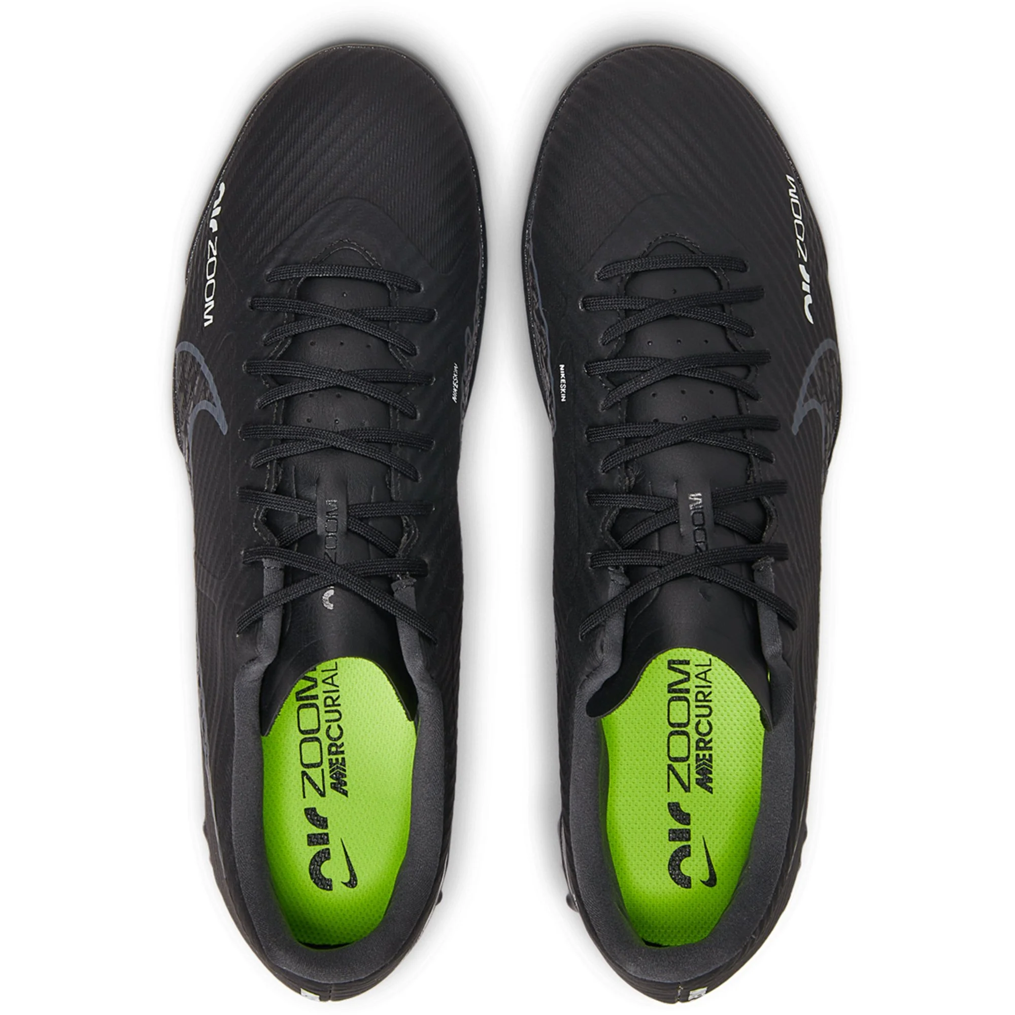Nike Zoom Mercurial Vapor 15 Academy TF Turf Soccer Shoes - Black/SmokeGrey/SummitWhite/Volt - Image 3