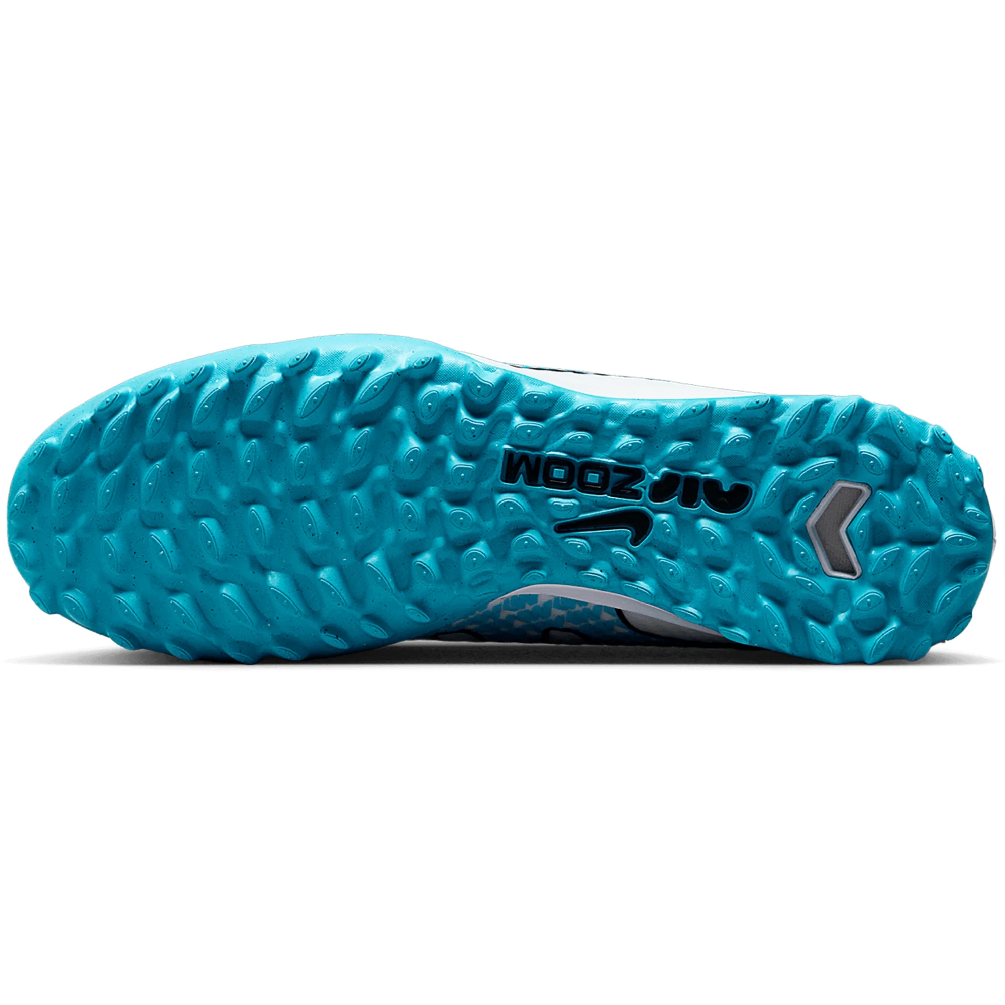 Nike Zoom Mercurial Vapor 15 Academy TF Turf Soccer Shoes - White/Blue/Pink/Black - Image 6