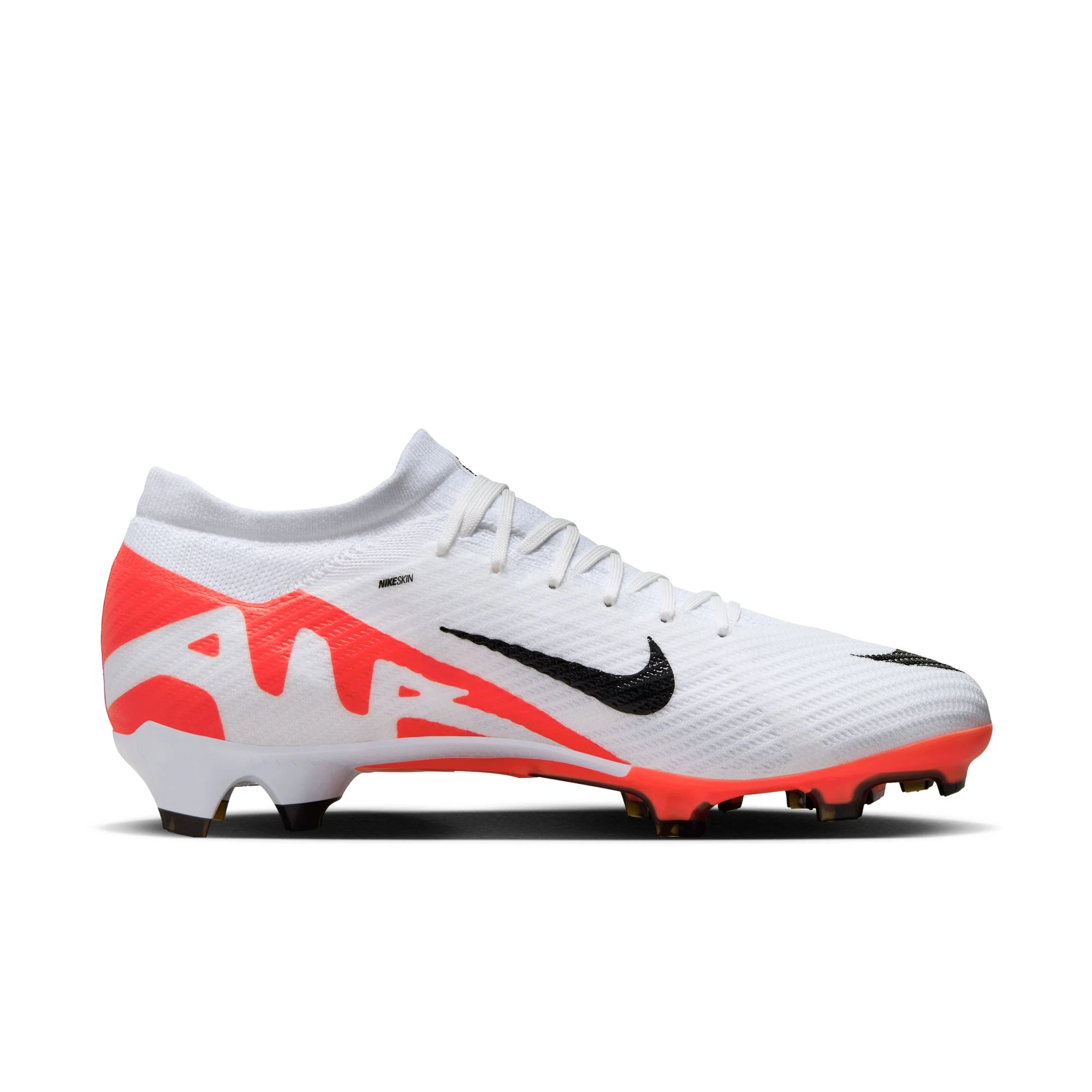 Nike Zoom Mercurial Vapor 15 Pro FG Firm Ground Soccer Cleats - Bright Crimson//White/Black - Image 2