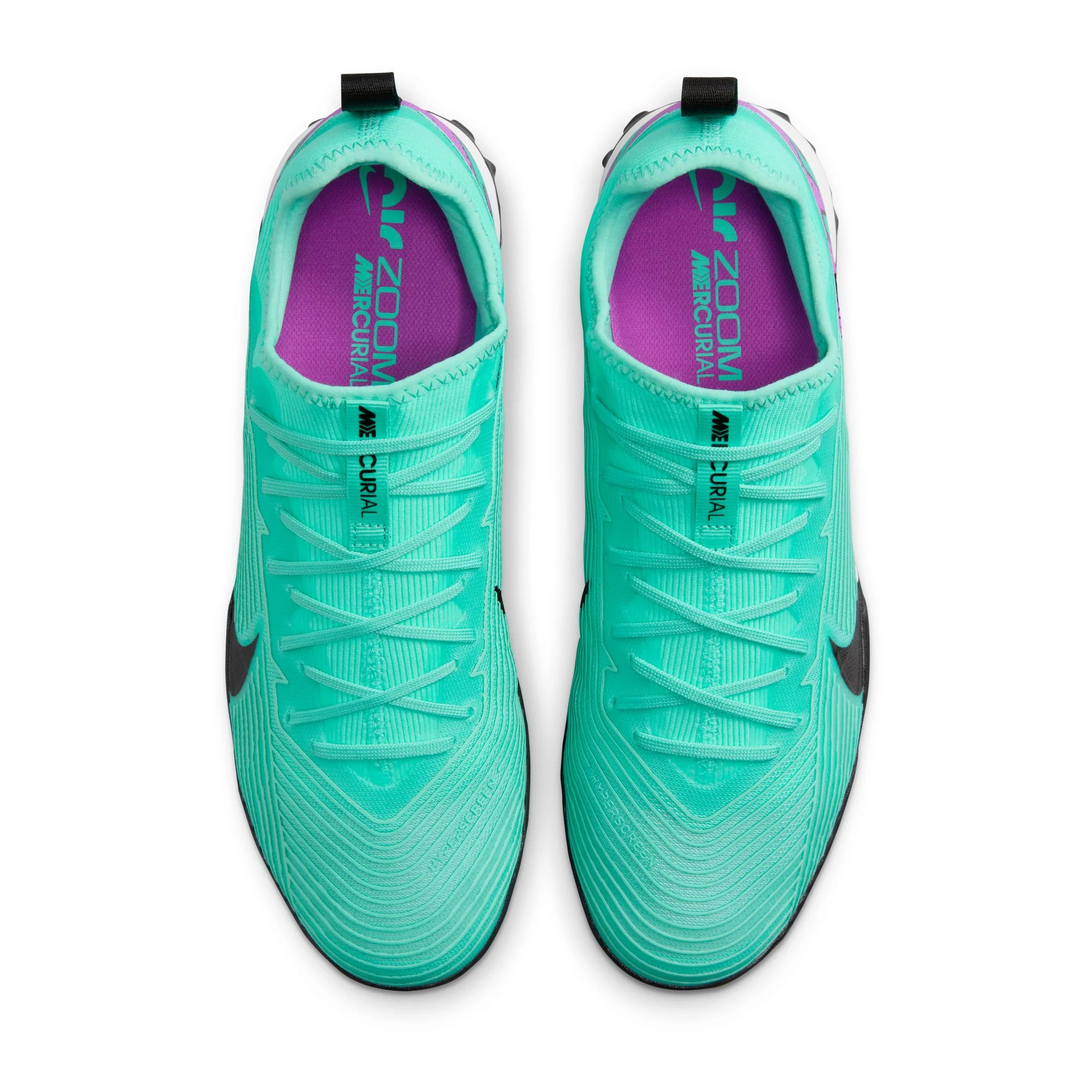 Nike Zoom Mercurial Vapor 15 Pro TF Soccer Shoes - Hyper Turquoise/Fuchsia Dream/Black/White - Image 3