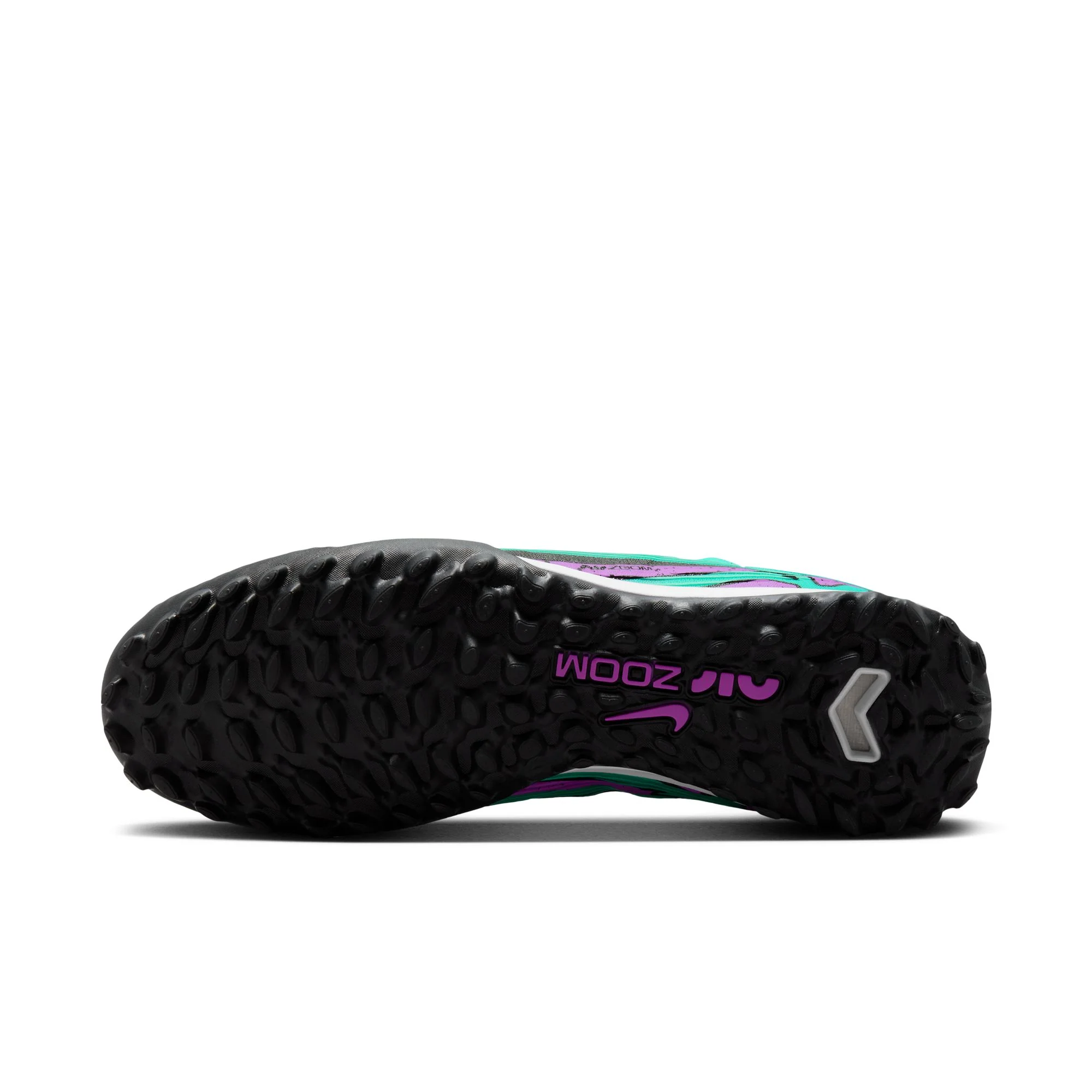 Nike Zoom Mercurial Vapor 15 Pro TF Soccer Shoes - Hyper Turquoise/Fuchsia Dream/Black/White - Image 6