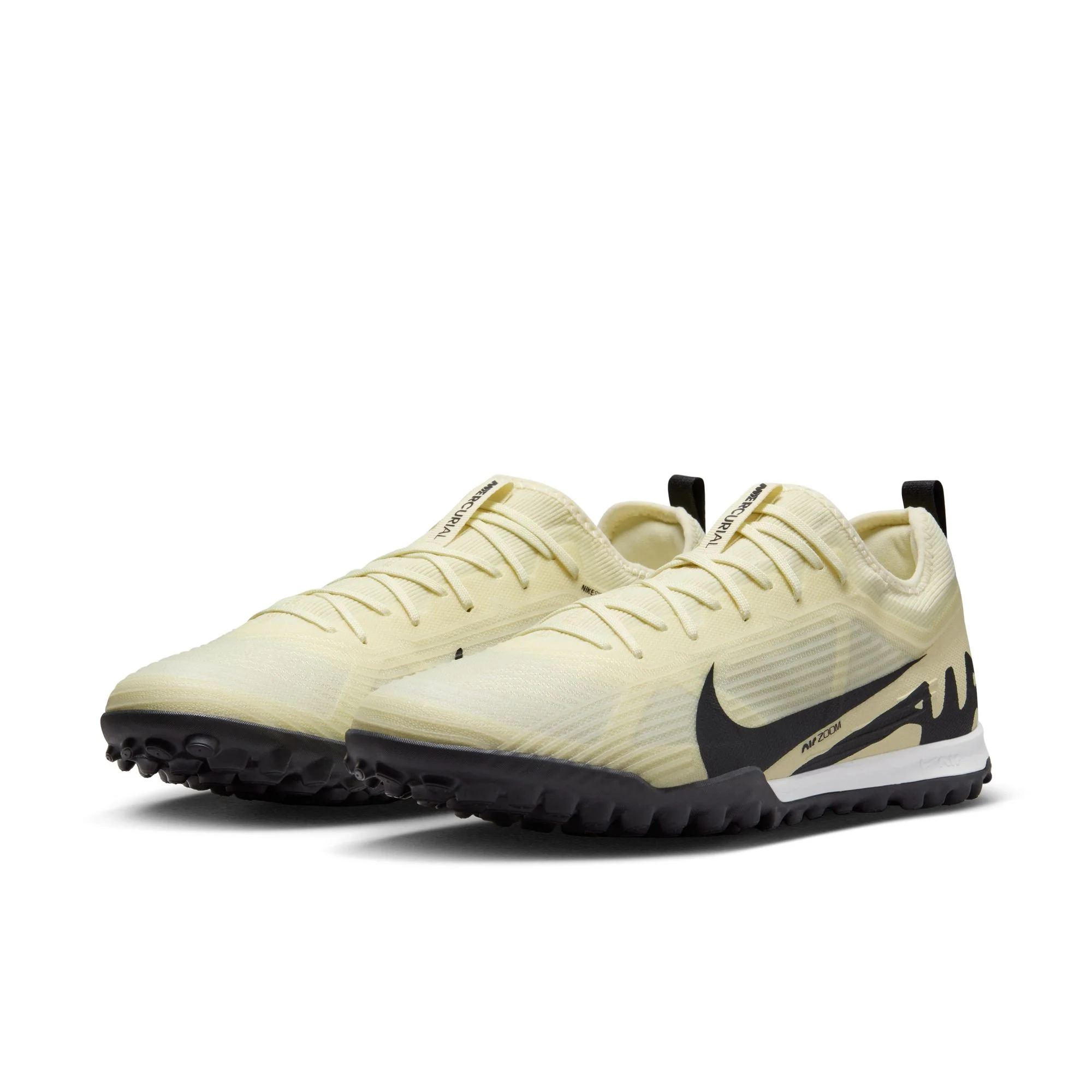 Nike Zoom Mercurial Vapor 15 Pro TF Turf Soccer Shoes - Lemonade/Black - Image 4