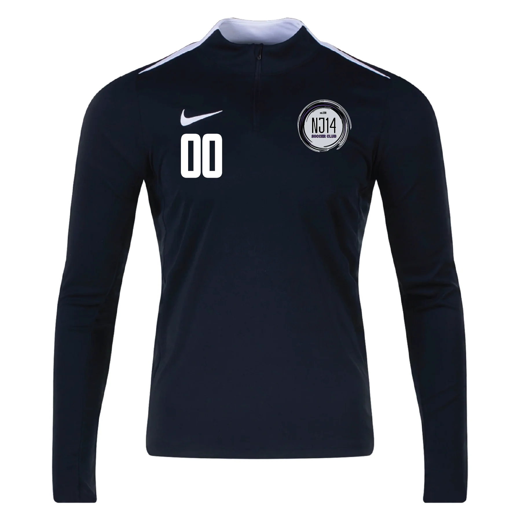 NJ14 Nike Academy Pro 24 Drill Top Black