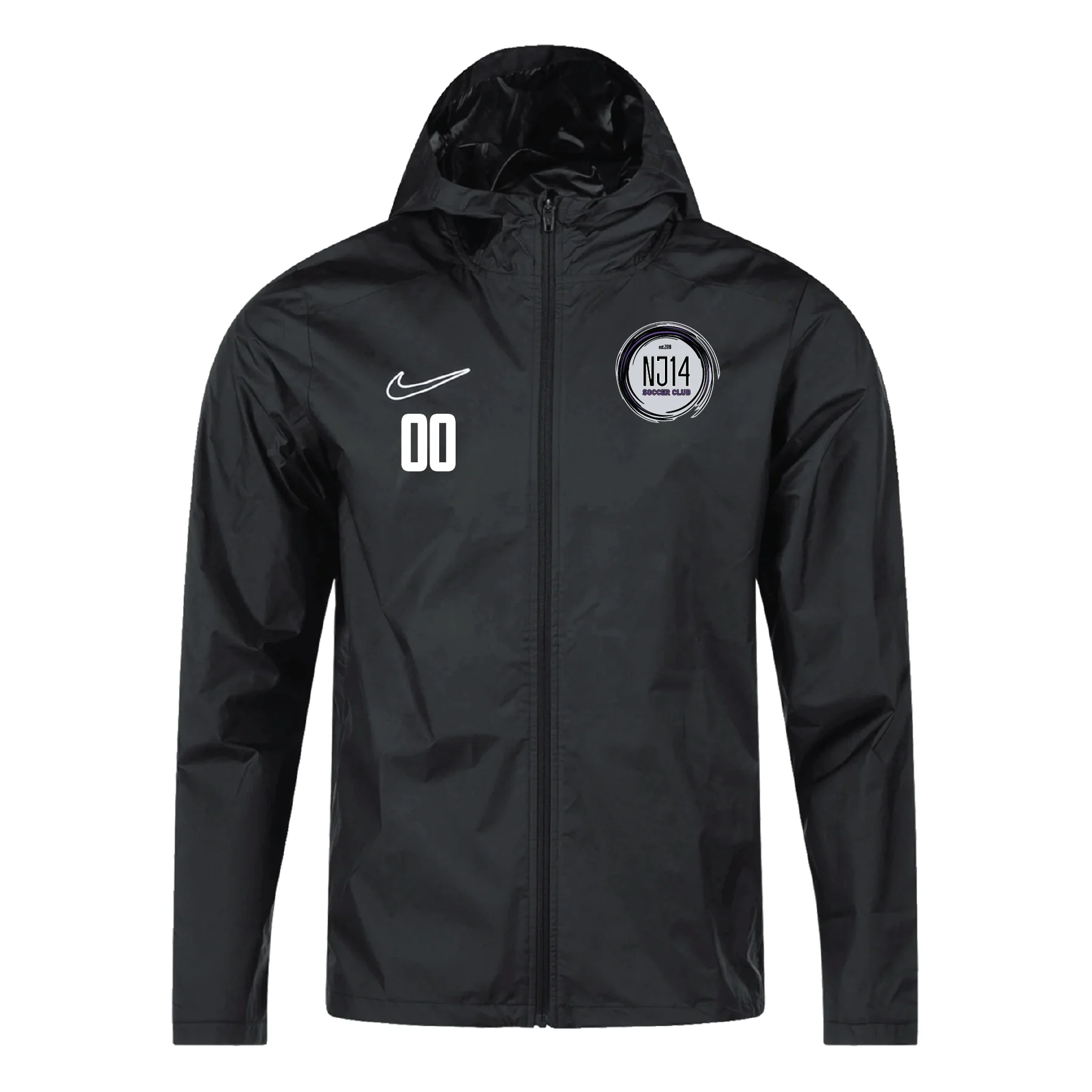 NJ14 Nike Storm Rain Jacket Black