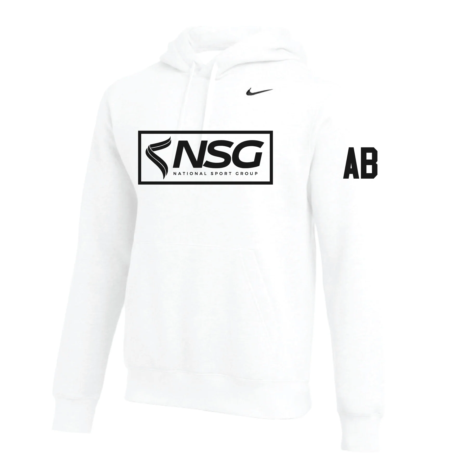 NSG MIC Cup Nike Club Hoodie White