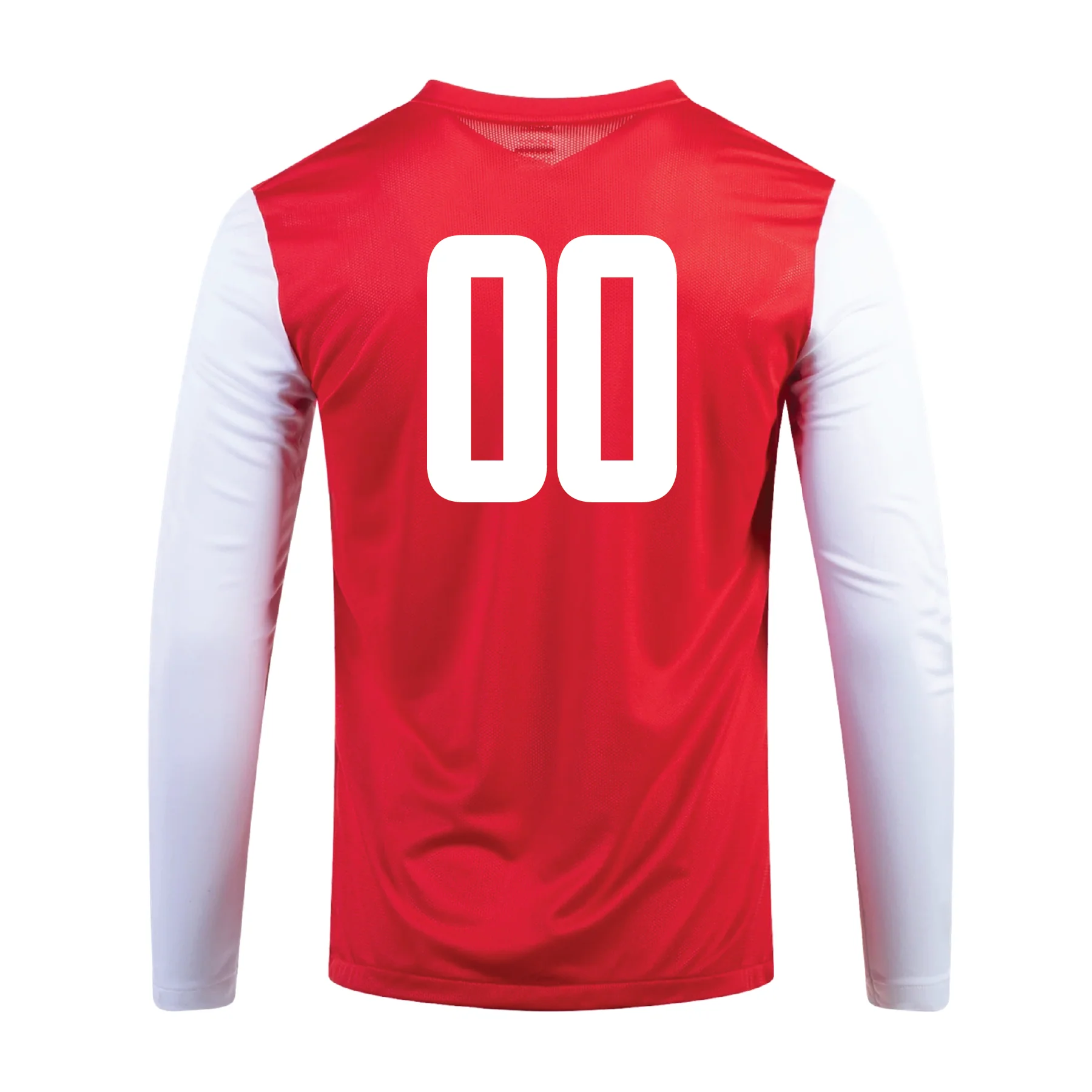 NSG MIC Cup Nike Tiempo Premier II Long Sleeve Jersey Red - Image 2