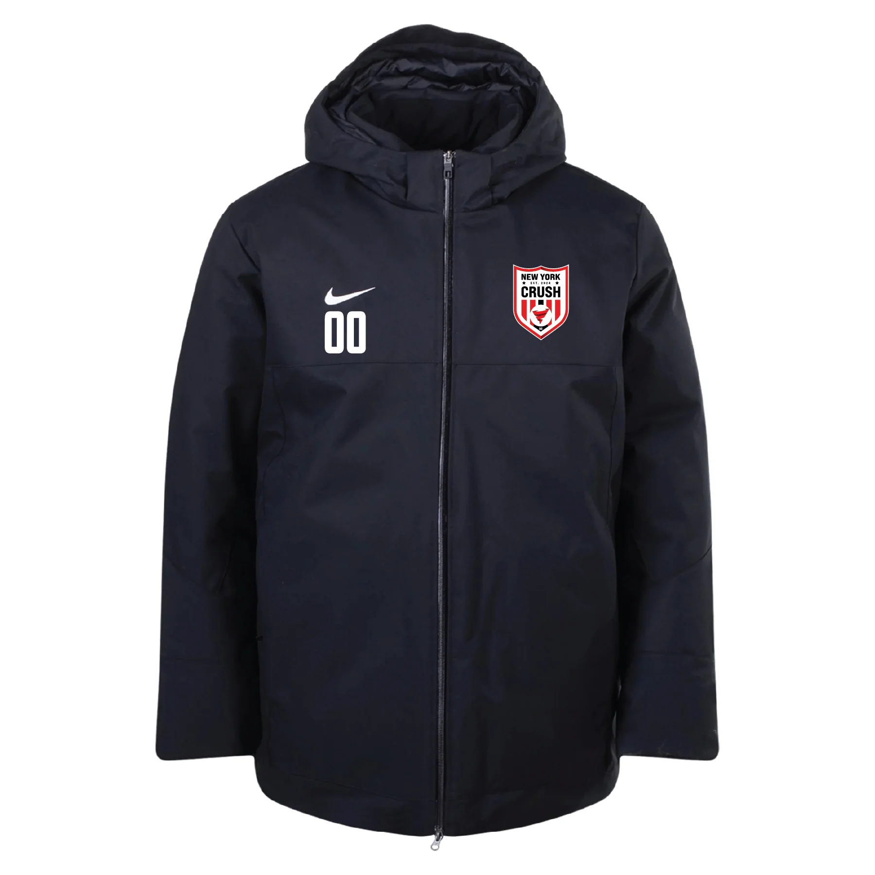 NY Crush Nike Down Fill Parka Jacket Black