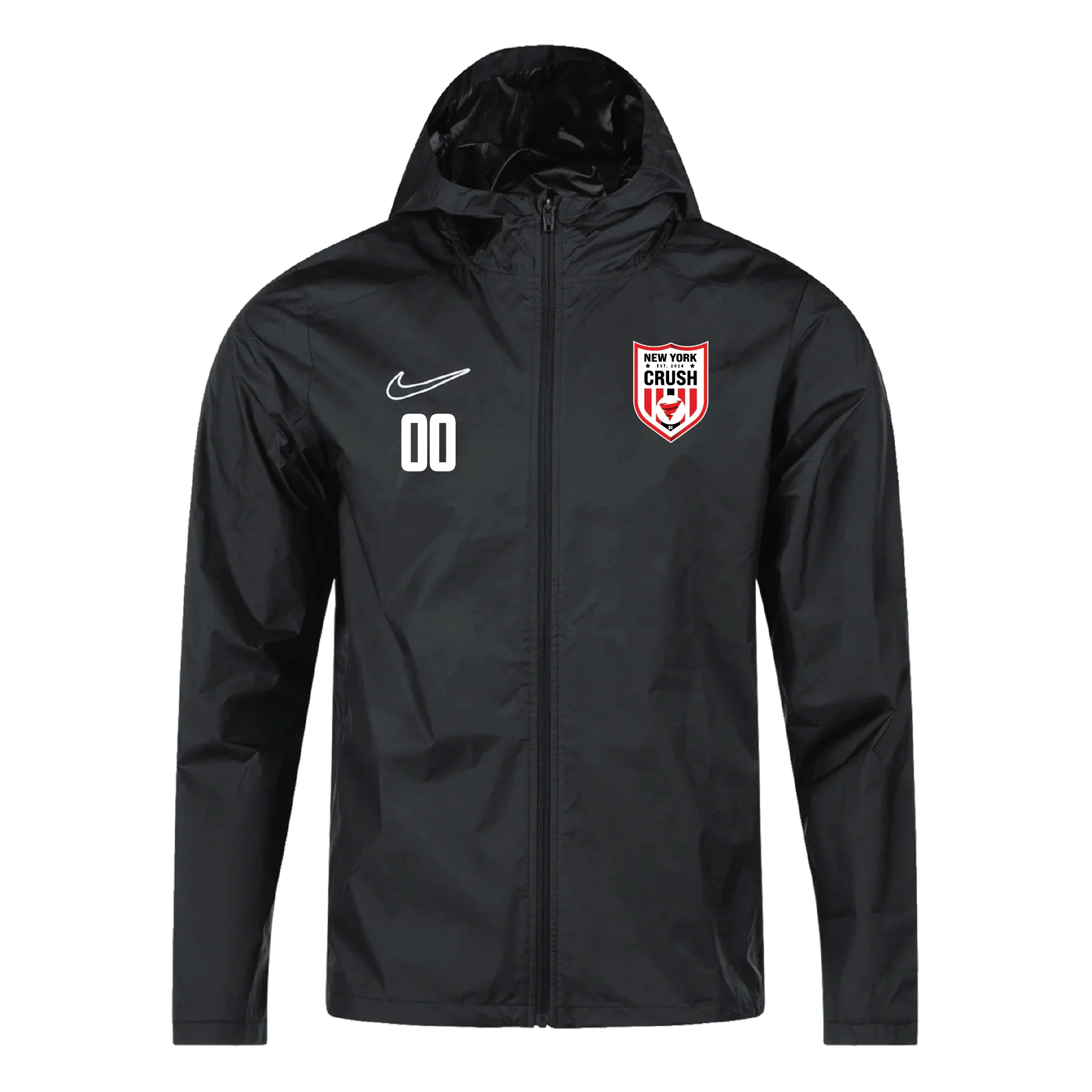 NY Crush Nike Storm Rain Jacket Black