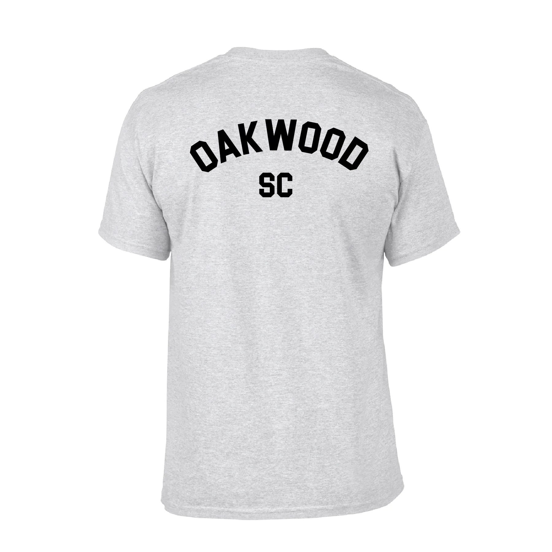 Oakwood SC Gildan SS Lifestyle T-Shirt Ash - Image 2