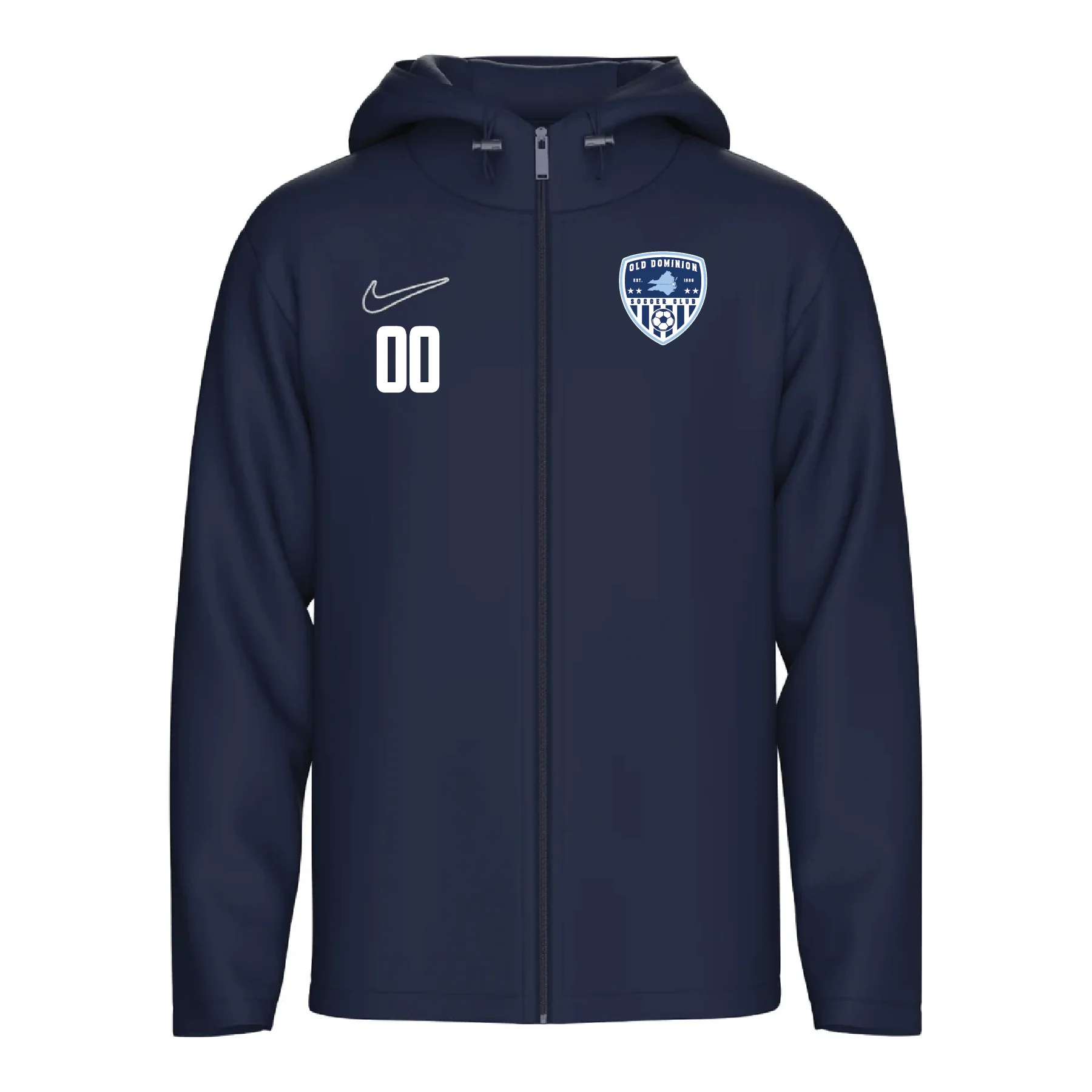 Old Dominion SC Nike Storm-Fit Rain Jacket Navy