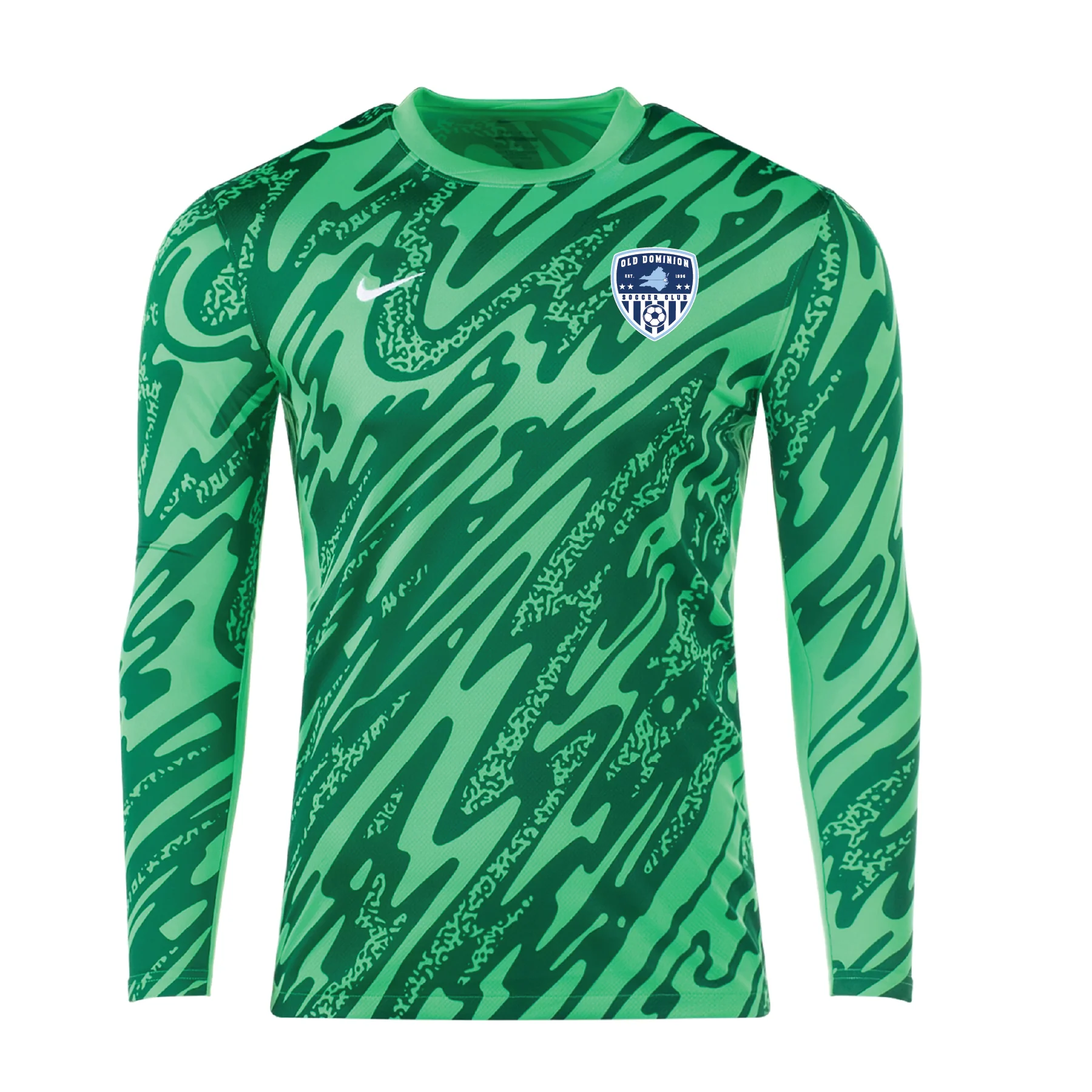Old Dominon SC Nike Gardien V Goalkeeper Match Jersey Green