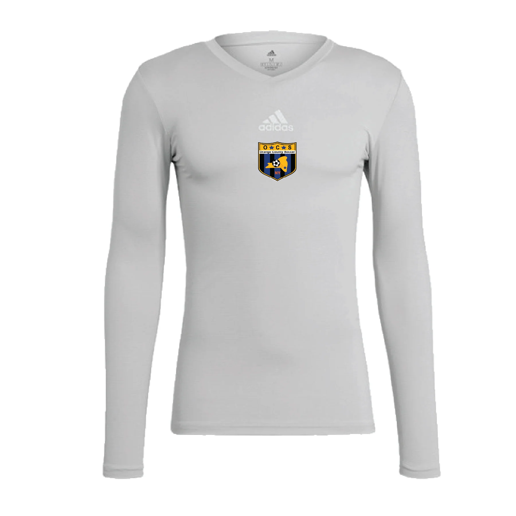 Orange County SC adidas Base Compression Tee Grey
