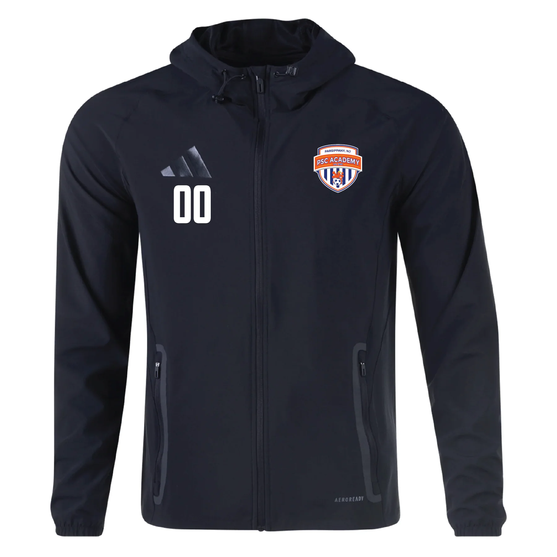Parsippany SC Academy adidas Tiro 25 Comp Hi-Vis Jacket Black