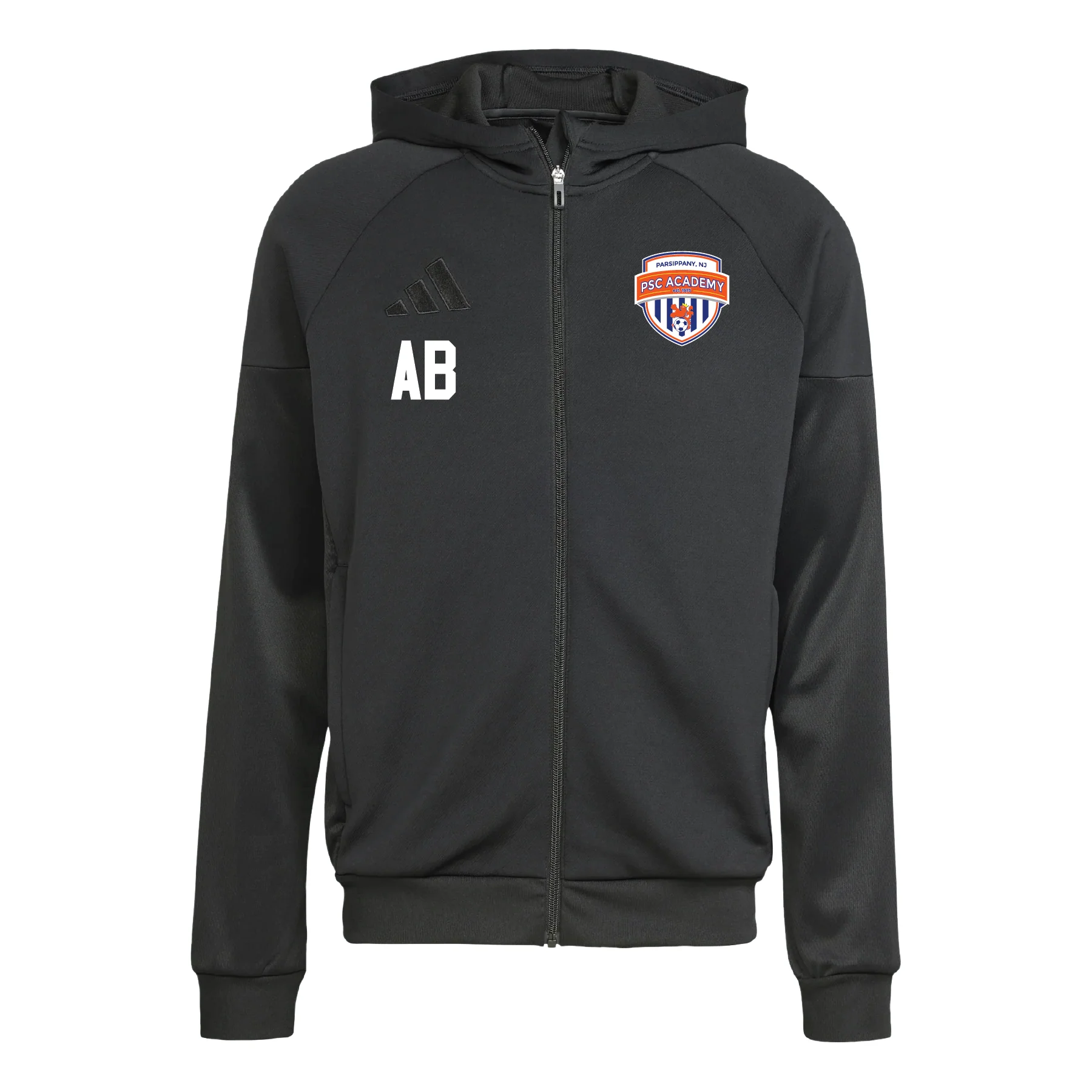 Parsippany SC Academy adidas Tiro 25 Full-Zip Hoodie Black