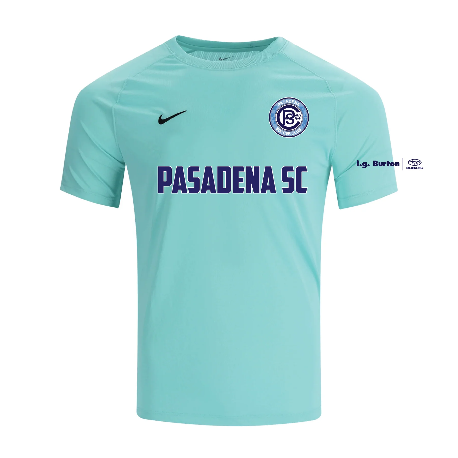 Pasadena SC Nike Park VIII Jersey Mint