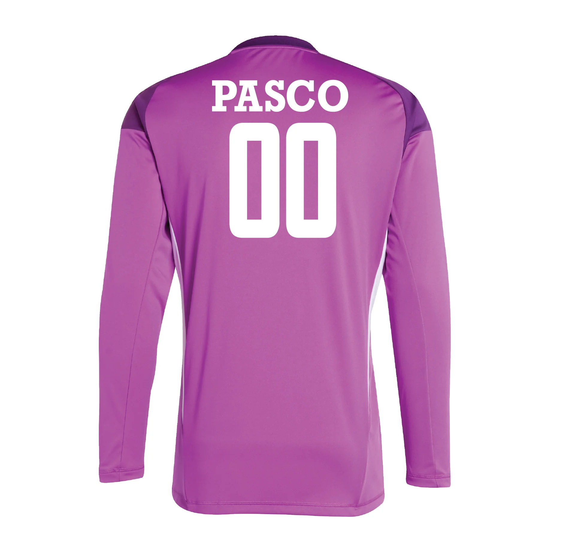 PASCO adidas Tiro 25 Comp LS Goalkeeper Jersey Purple - Image 2