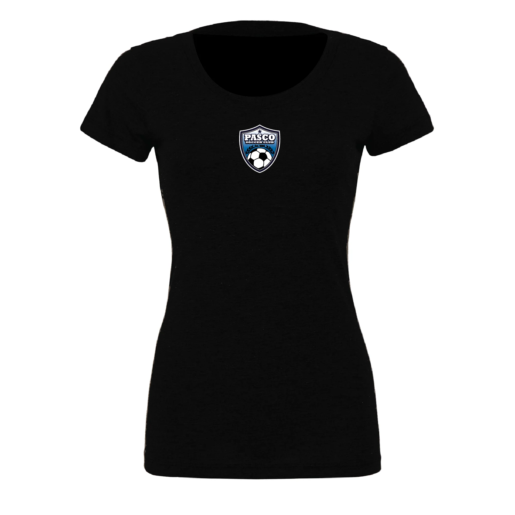 PASCO (Patch) Bella + Canvas Short Sleeve Triblend T-Shirt Solid Black - Image 3