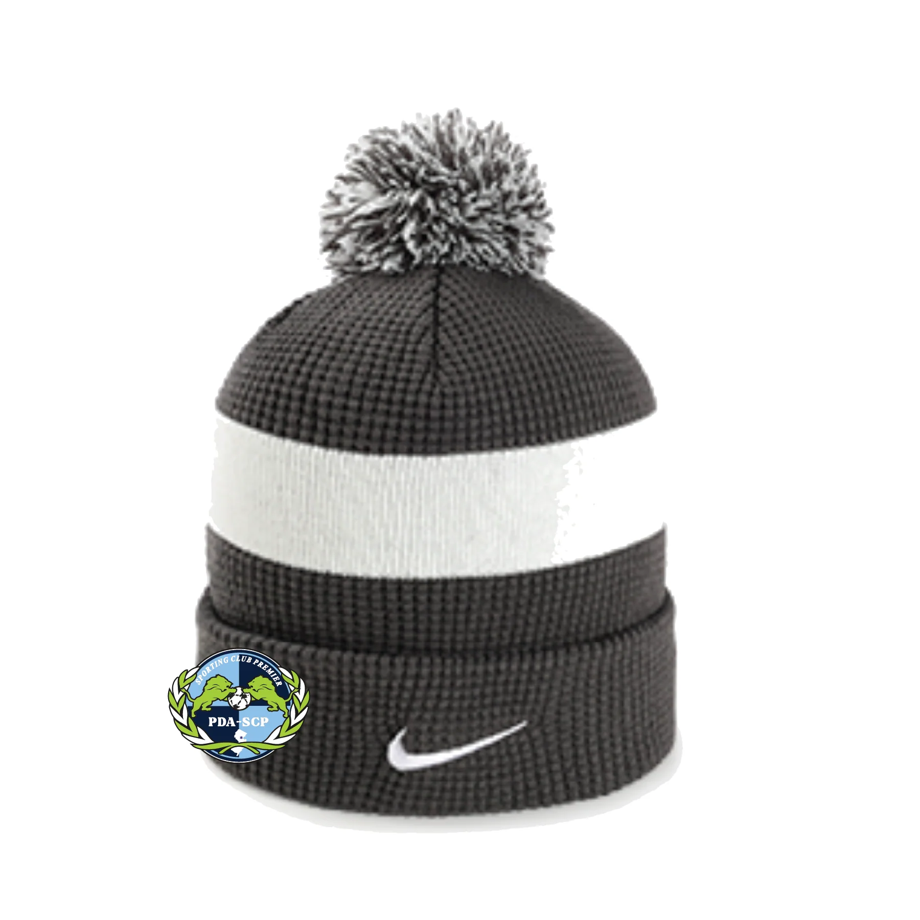 PDA SCP Sparta FAN Nike Authentic Pom Beanie Anthracite/White