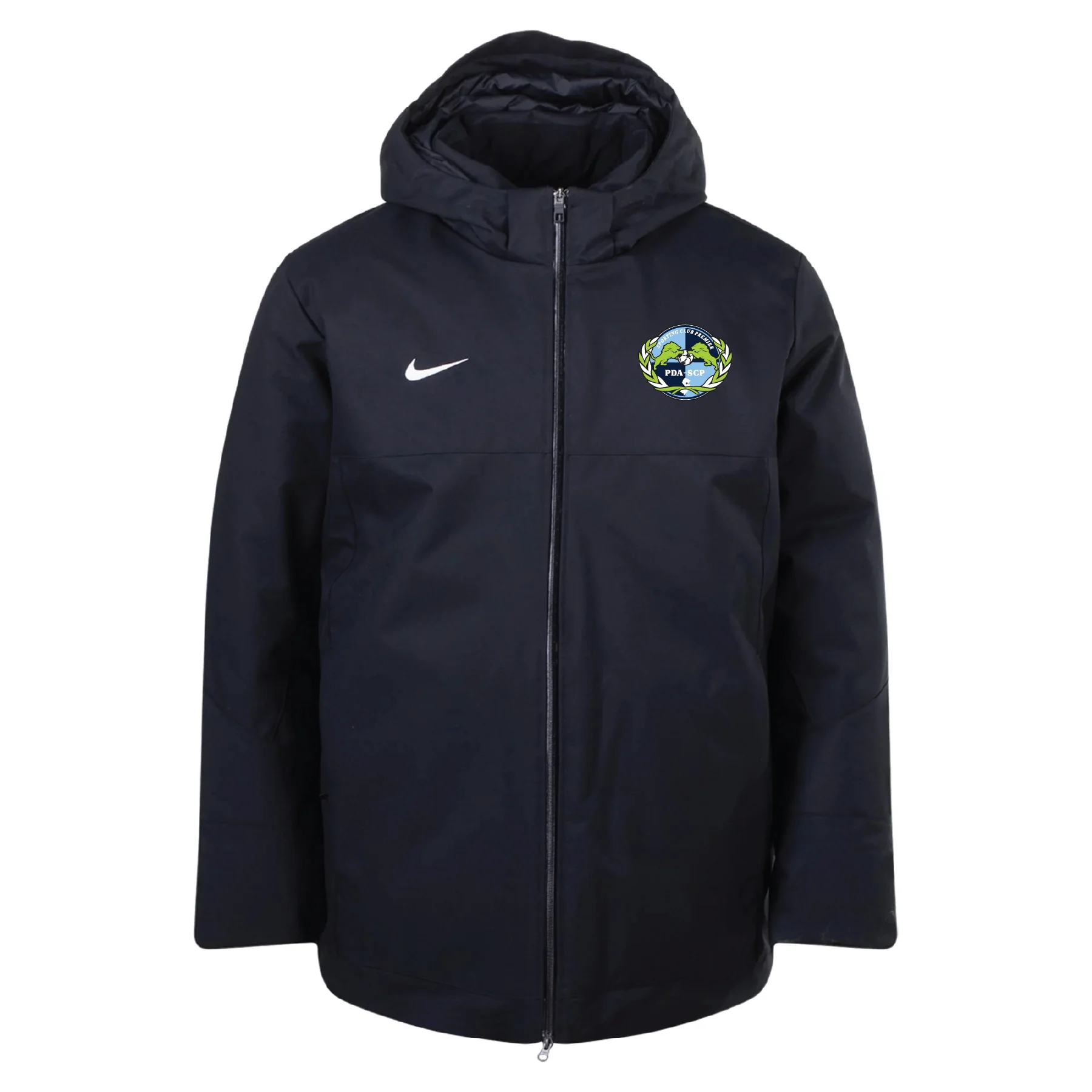 PDA SCP Sparta FAN Nike Down Fill Parka Jacket Black