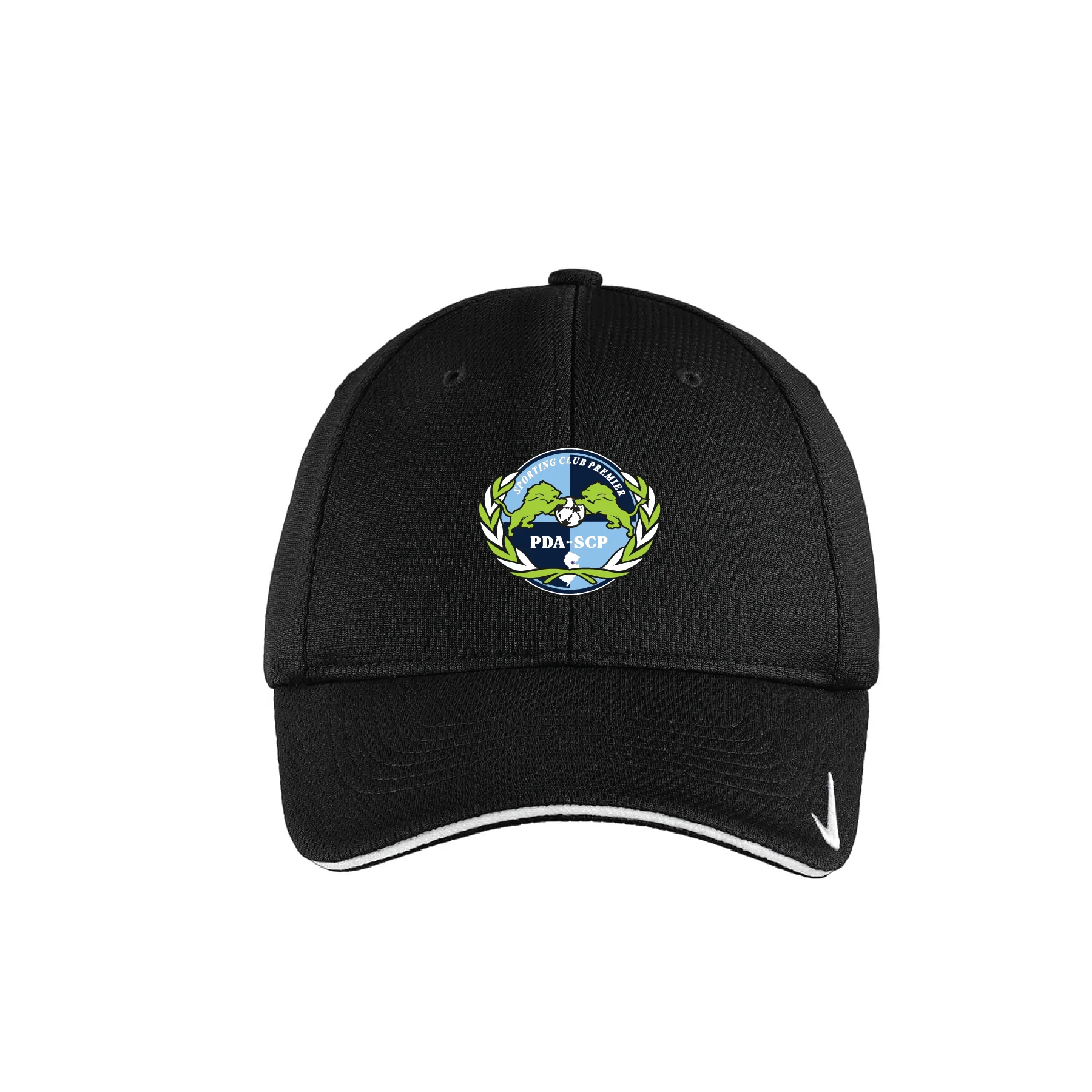 PDA SCP Sparta FAN Nike Dri-FIT Mesh Swoosh Flex Cap Black