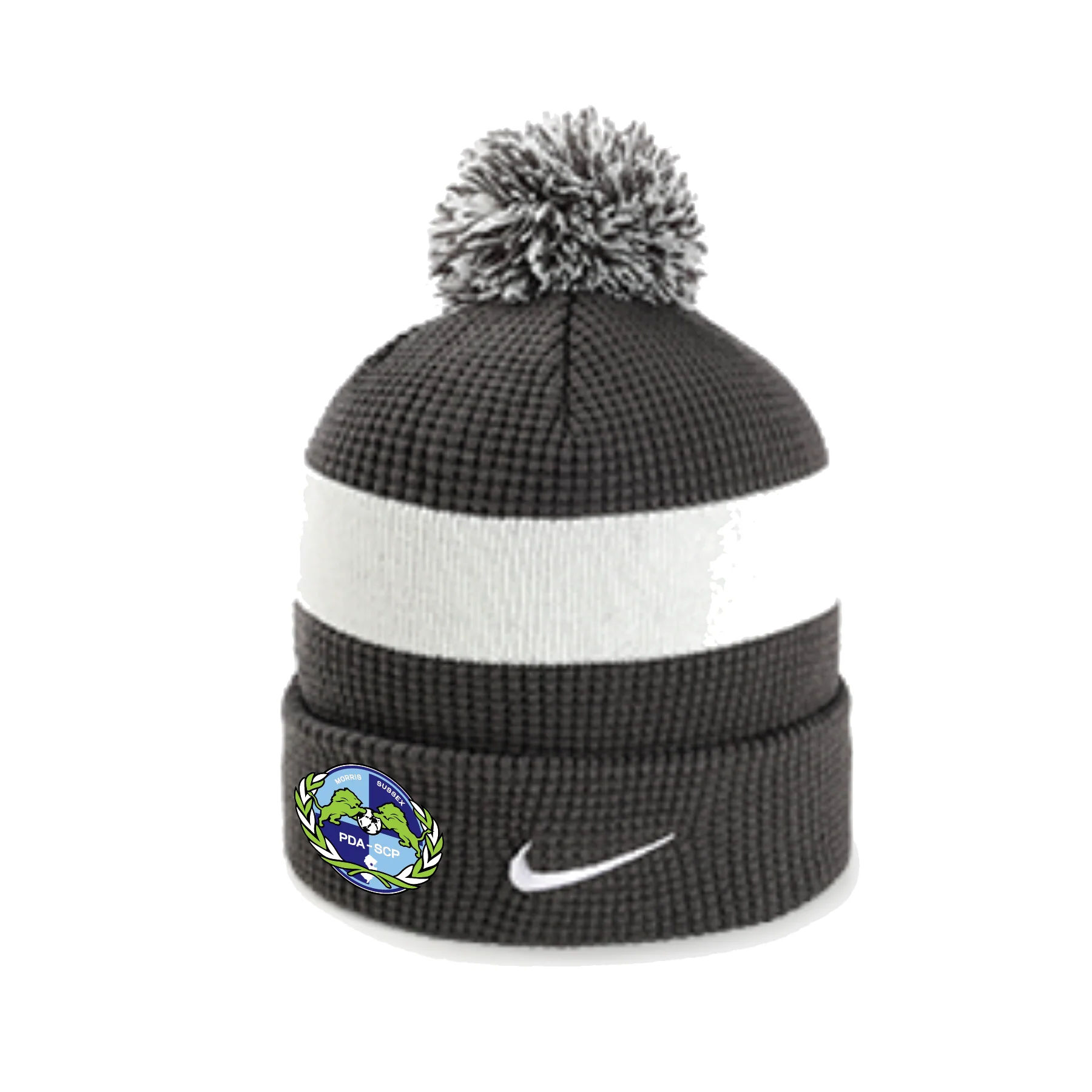 PDA-SCP Hudson Valley Nike Authentic Pom Beanie Anthracite/White