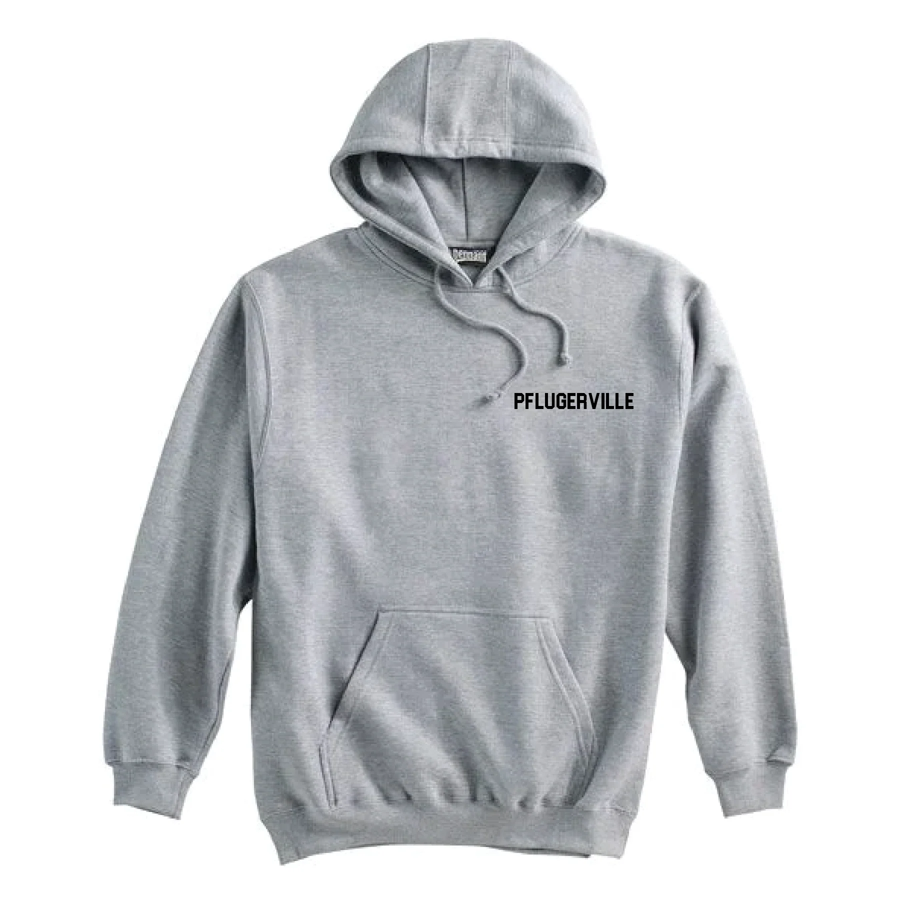 Pflugerville FC Pennant Lifestyle Hoodie Grey