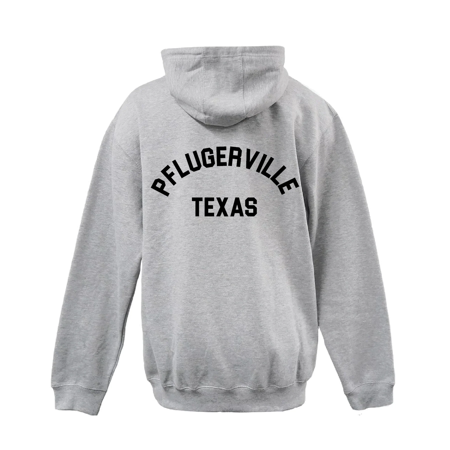 Pflugerville FC Pennant Lifestyle Hoodie Grey - Image 2