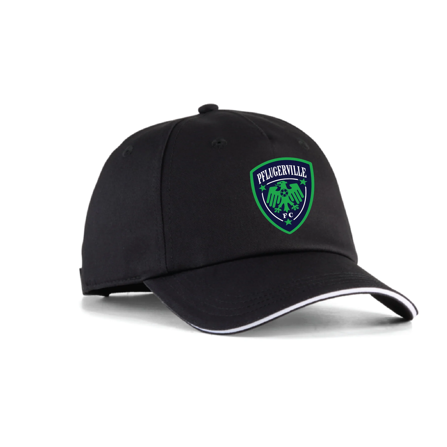 Pflugerville FC Puma Team Additions Cap Black