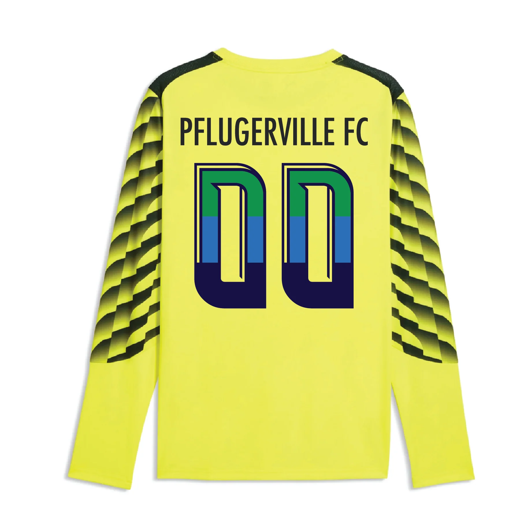 Pflugerville FC Team Liga 26 Goalkeeper Yellow Burst - Image 2