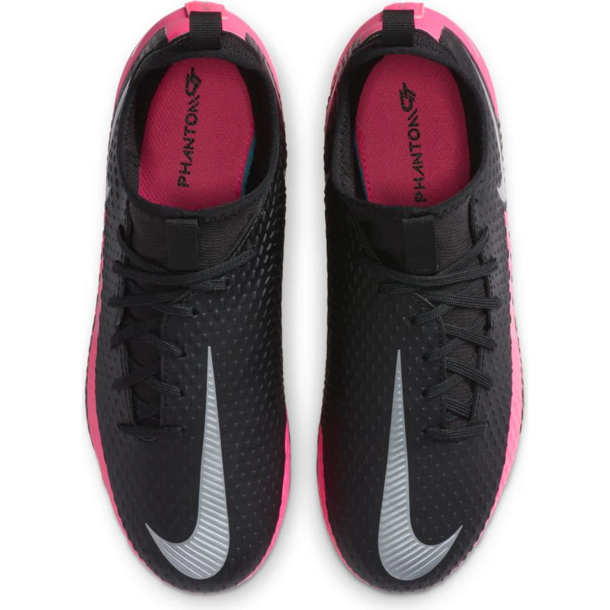Phantom GT Academy Dynamic Fit FG JUNIOR - Black-MetallicSilver-PinkBlast - Image 3