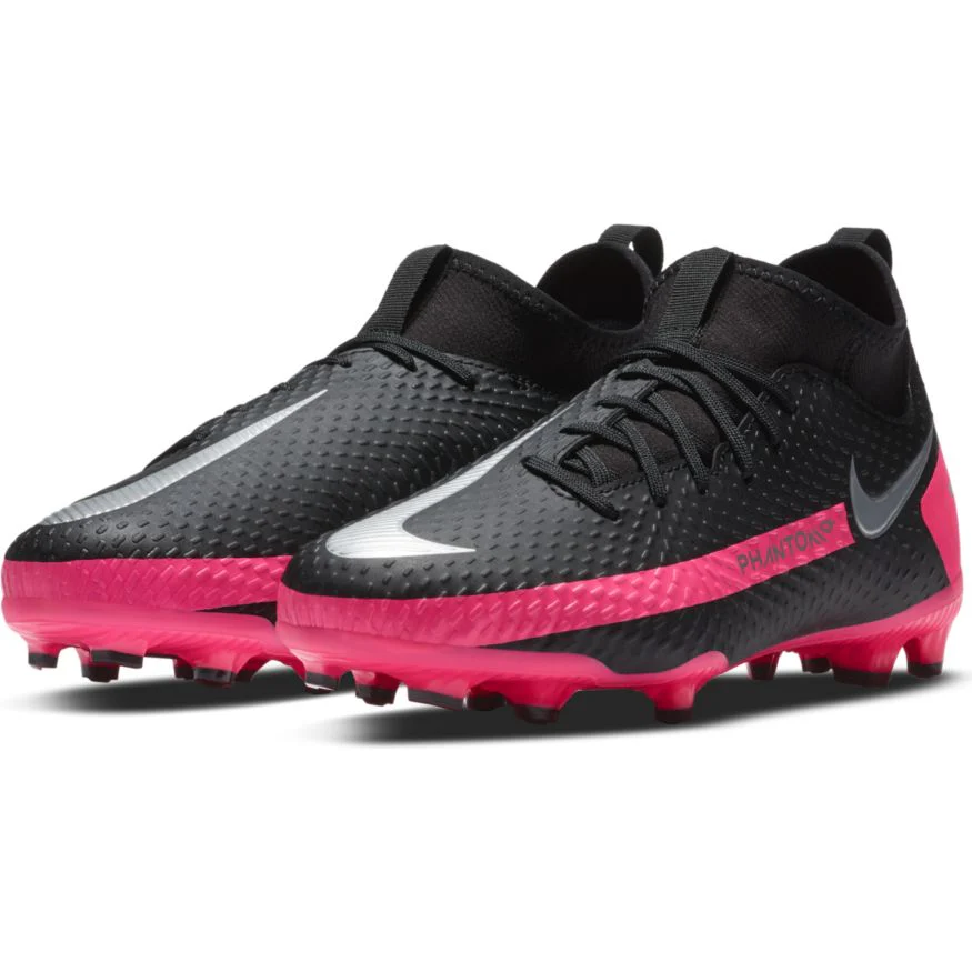 Phantom GT Academy Dynamic Fit FG JUNIOR - Black-MetallicSilver-PinkBlast - Image 4