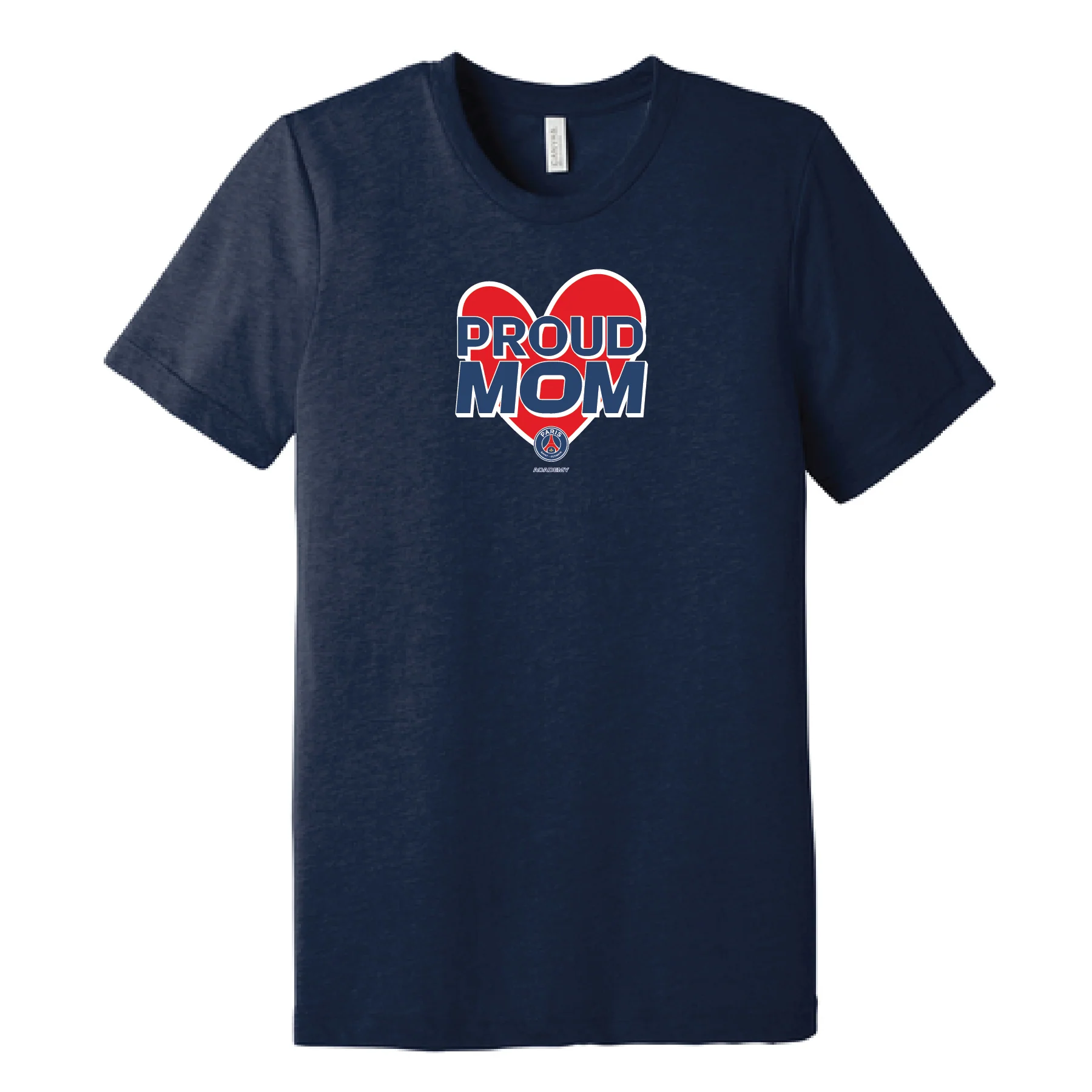 PSG Academy Chicago Proud Mom Short Sleeve T-Shirt Navy