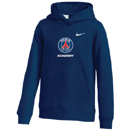 PSG Academy Los Angeles Nike Club Hoodie Navy