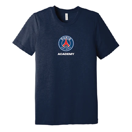PSG Academy British Columbia Supporters Short Sleeve T-Shirt Navy