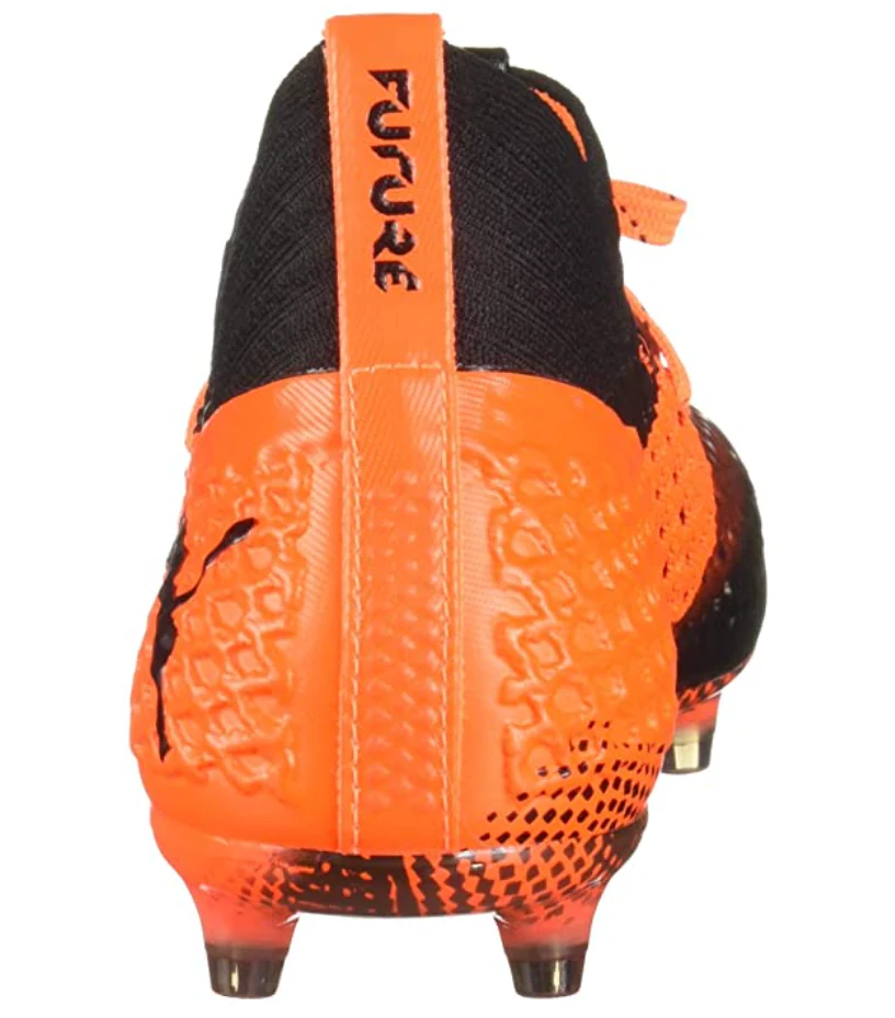 Puma FUTURE 2.2 NETFIT FG/AG Firm Ground Soccer Cleat - Black/Orange - Image 4