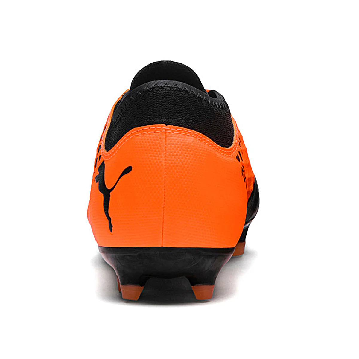 Puma FUTURE 2.4 FG/AG JR Firm Ground Junior Soccer Cleat- Black/Orange - Image 4