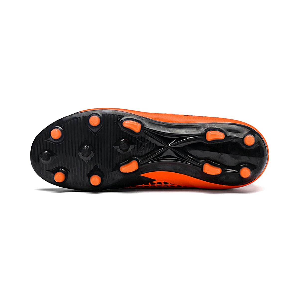 Puma FUTURE 2.4 FG/AG JR Firm Ground Junior Soccer Cleat- Black/Orange - Image 5