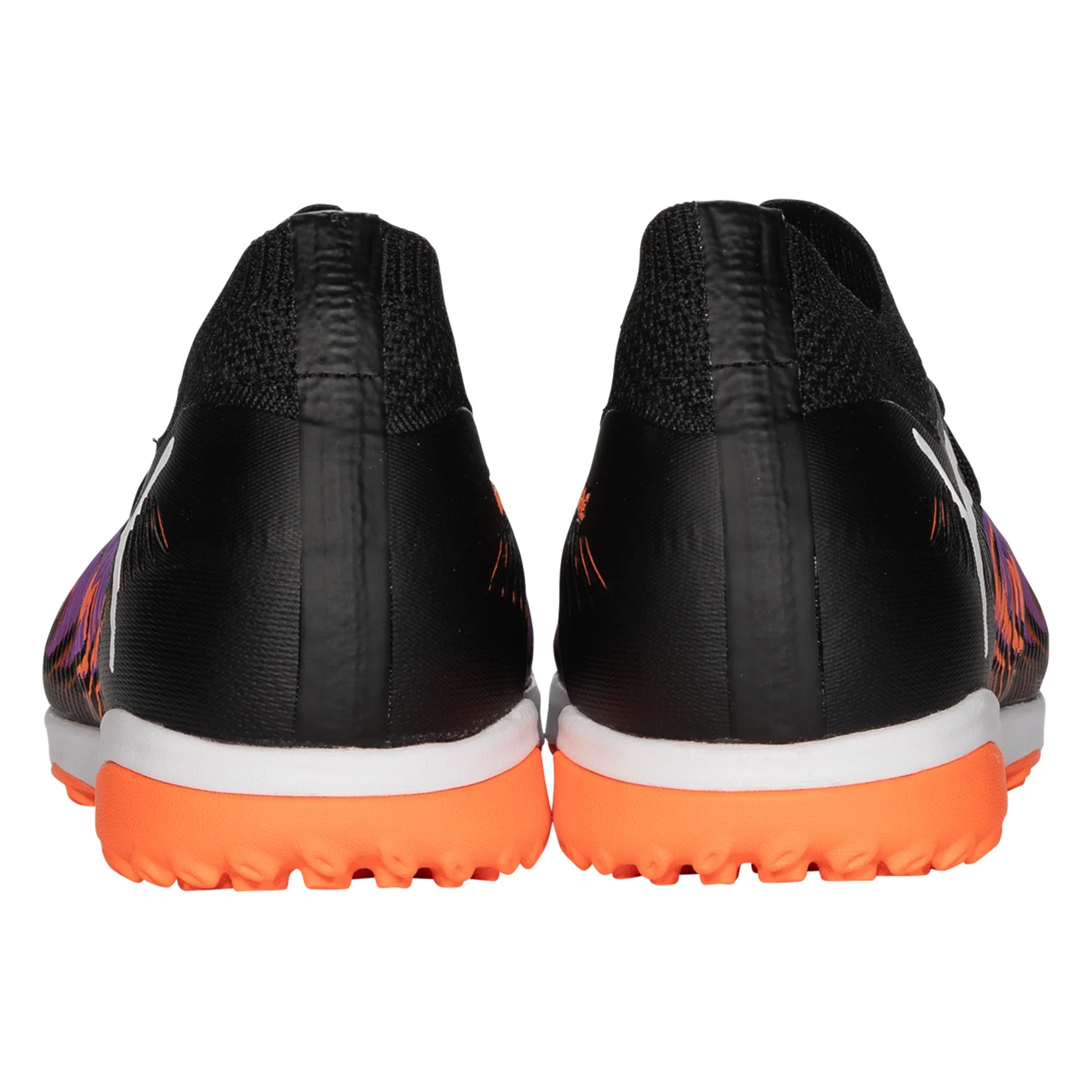 Puma Future 8 Match TT Turf Soccer Cleat- Black/White/Glowing Red - Image 3