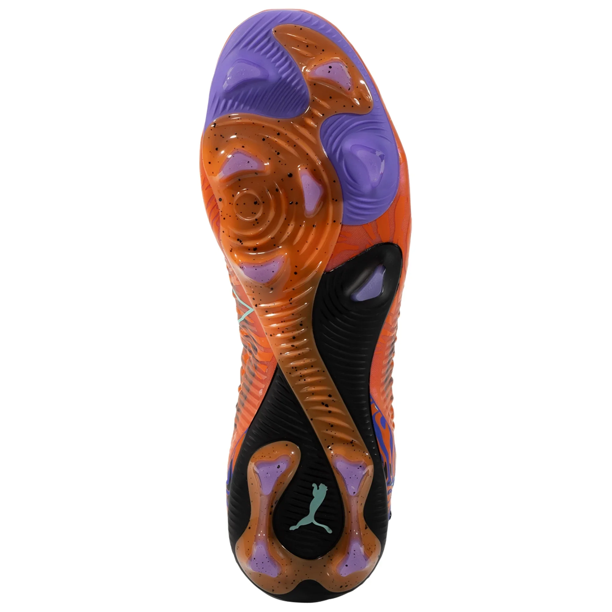Puma Future 8 Ultimate NJR Creativity FG Firm Ground Soccer Cleat- Orange Poppy/Black/Poison Pink - Image 3