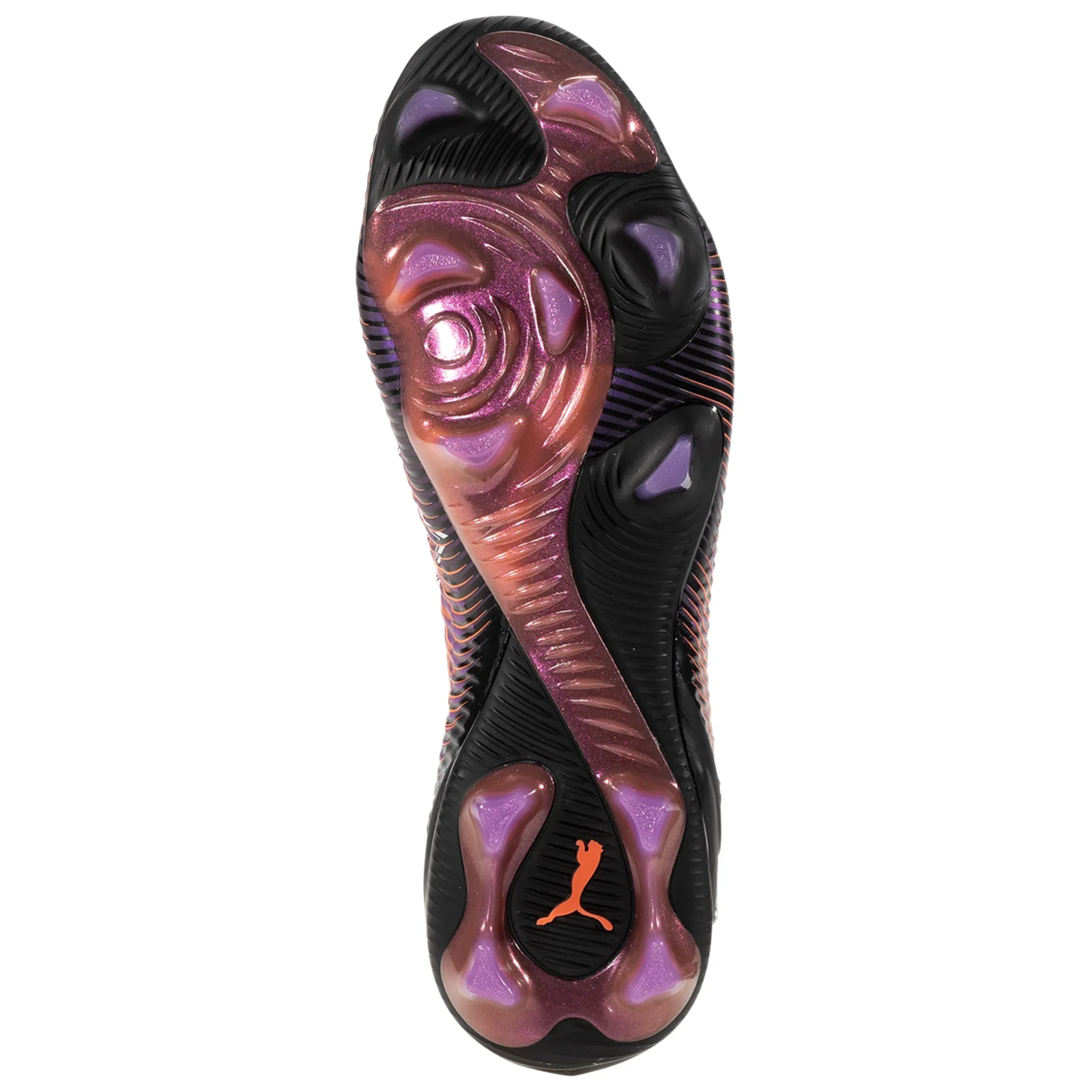 Puma Future 8 Ultimate Firm Ground Soccer Cleat- Black/ White-Glowing Red - Image 4