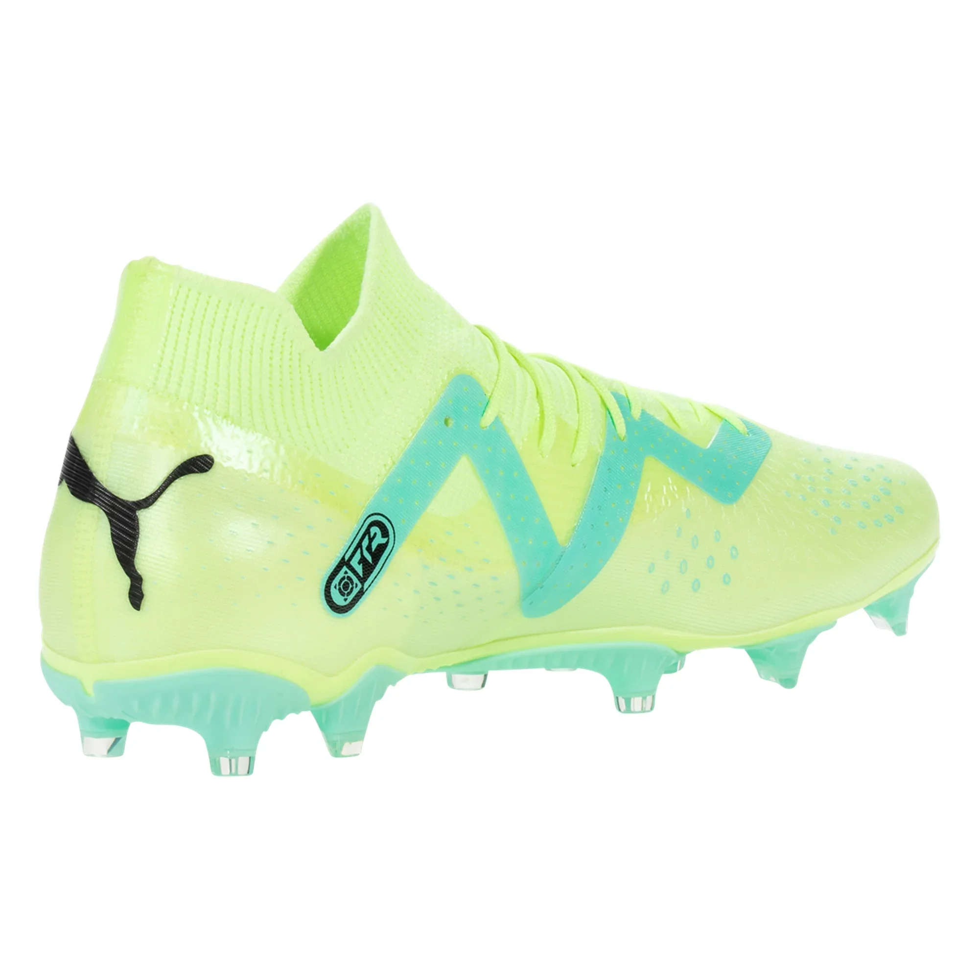 Puma Future Match FG/AG Firm Ground Soccer Cleat - Yellow/Black/Peppermint - Image 4