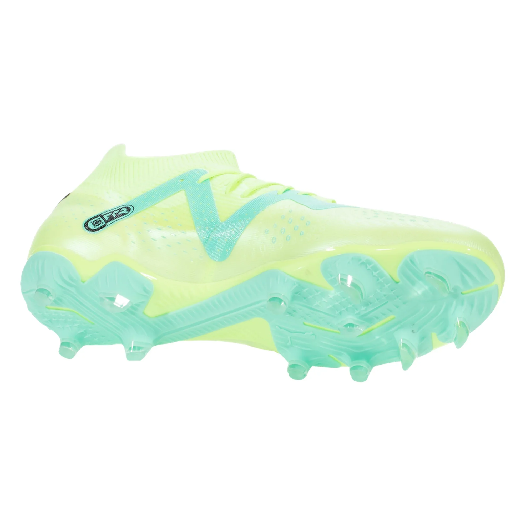 Puma Future Match FG/AG Firm Ground Soccer Cleat - Yellow/Black/Peppermint - Image 5